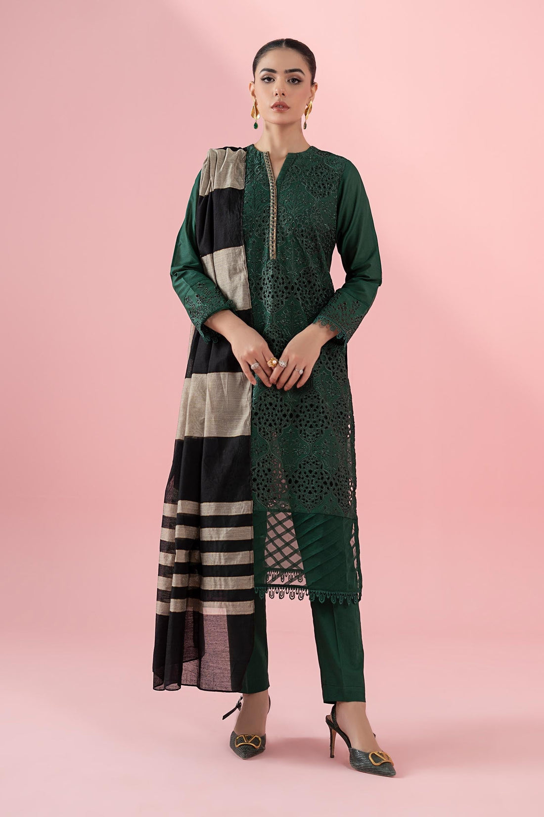 Maria B | Eid Collection 26 | 3 Piece Printed Lawn Suit - House Of Hania