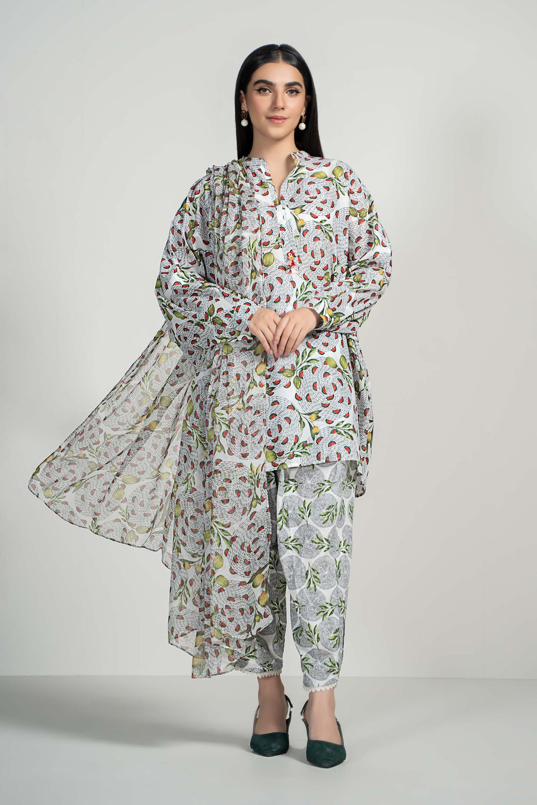 Maria B | Eid Collection 26 | 3 Piece Printed Lawn Suit - House Of Hania