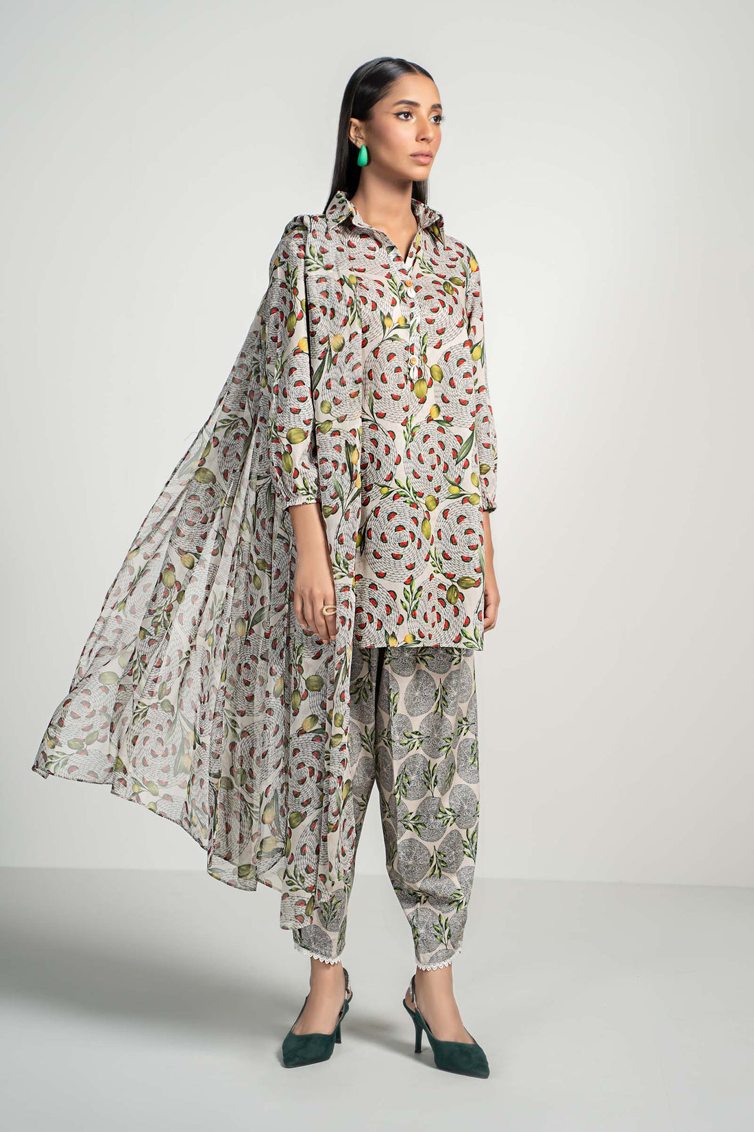 Maria B | Eid Collection 26 | 3 Piece Printed Lawn Suit - House Of Hania