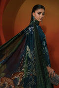 Maria B | Eid Collection 26 | 3 Piece Printed Satin Silk Suit - House Of Hania