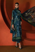 Maria B | Eid Collection 26 | 3 Piece Printed Satin Silk Suit - House Of Hania