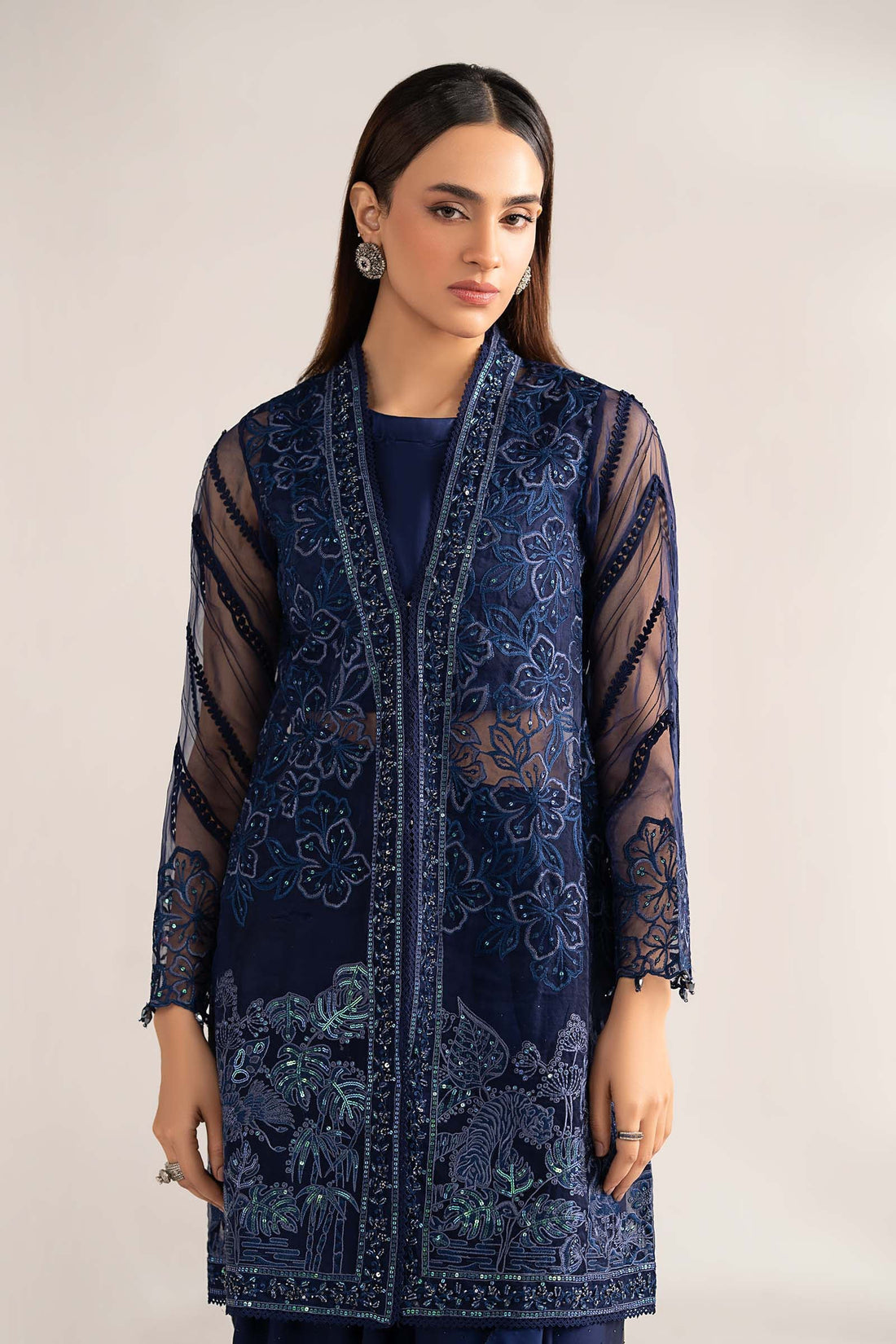 Maria B | Eid Collection 26 | 4 Piece Embroidered Organza Suit - House Of Hania