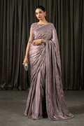 Maria B | Eid Collection 26 | Embroidered Charmeuse Silk Saree - House Of Hania