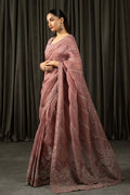 Maria B | Eid Collection 26 | Embroidered Organza Saree - House Of Hania