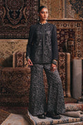 Maria B | Eid Collection 26 | Embroidered Pk Raw Silk Jacket Set - House Of Hania