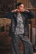 Maria B | Eid Collection 26 | Embroidered Pk Raw Silk Jacket Set - House Of Hania