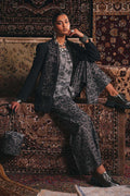 Maria B | Eid Collection 26 | Embroidered Pk Raw Silk Jacket Set - House Of Hania