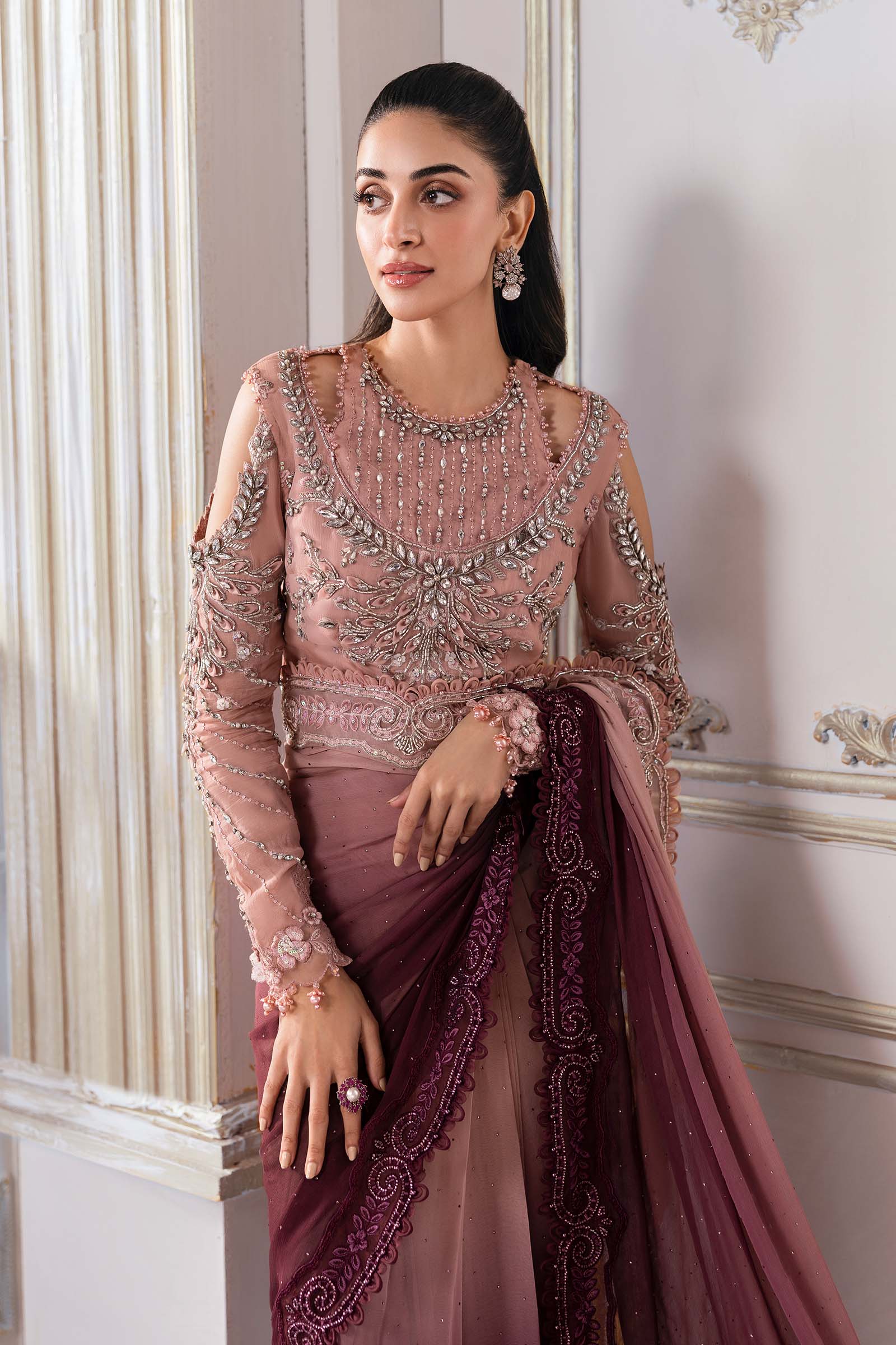 Maria B | Embroidered 2025 | BD-3001 - House Of Hania