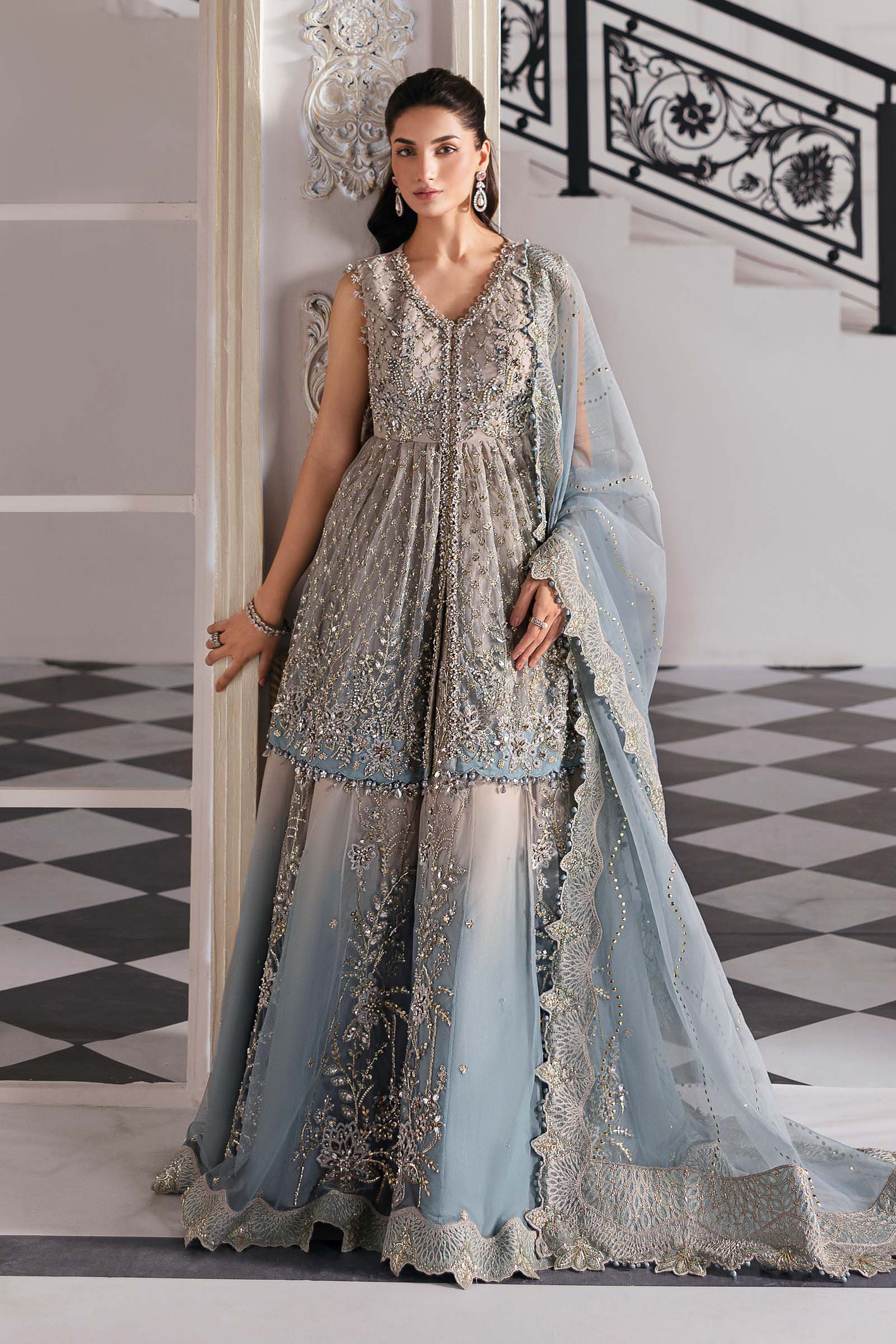 Maria B | Embroidered 2025 | BD-3002 - House Of Hania