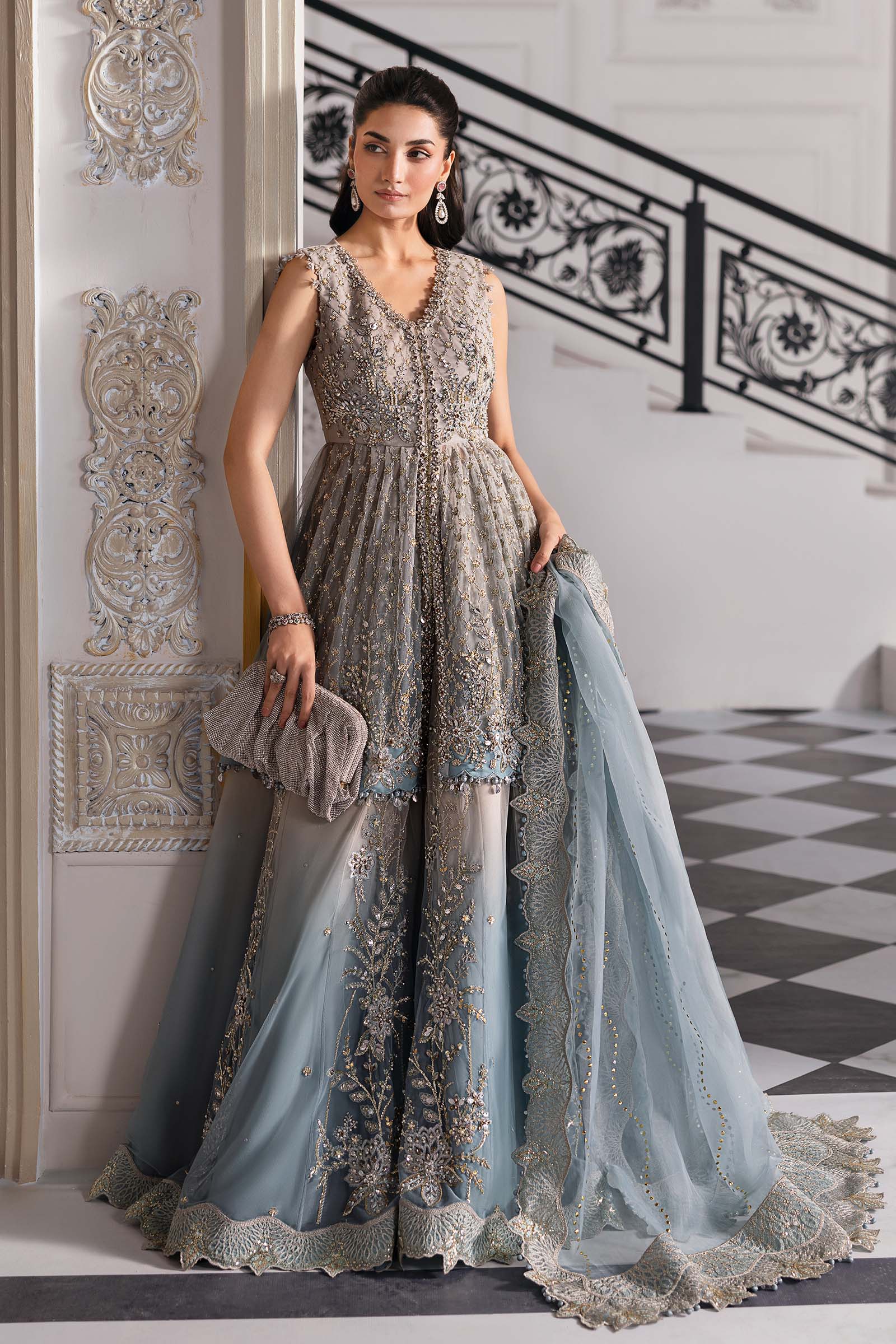 Maria B | Embroidered 2025 | BD-3002 - House Of Hania