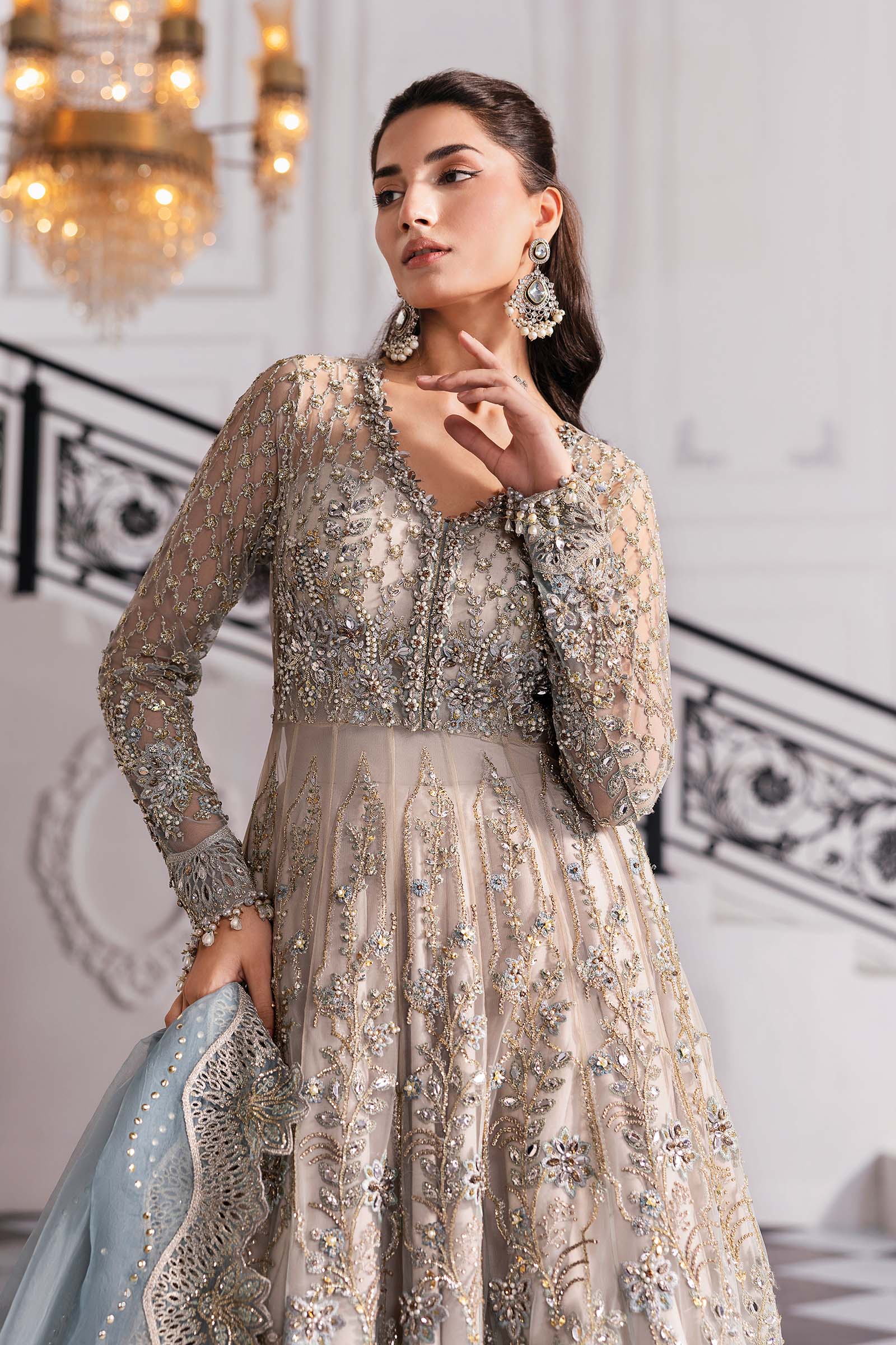 Maria B | Embroidered 2025 | BD-3002 - House Of Hania