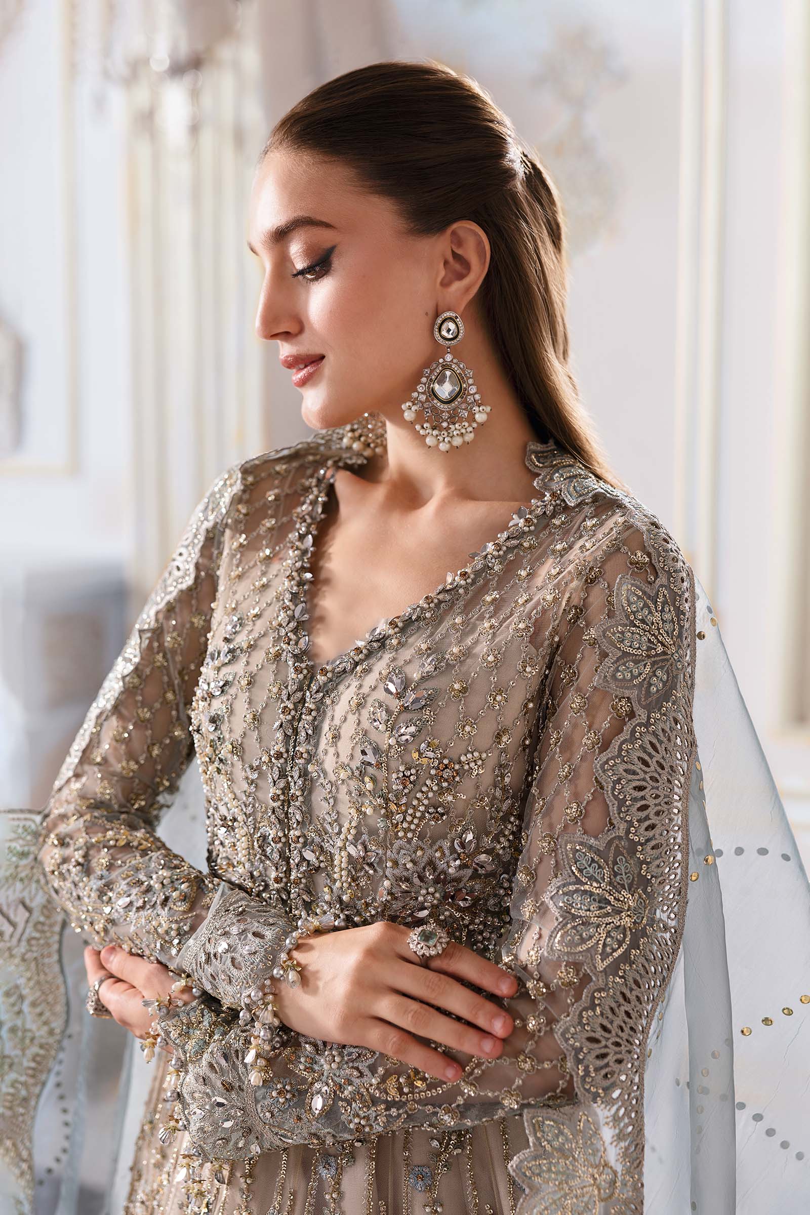 Maria B | Embroidered 2025 | BD-3002 - House Of Hania