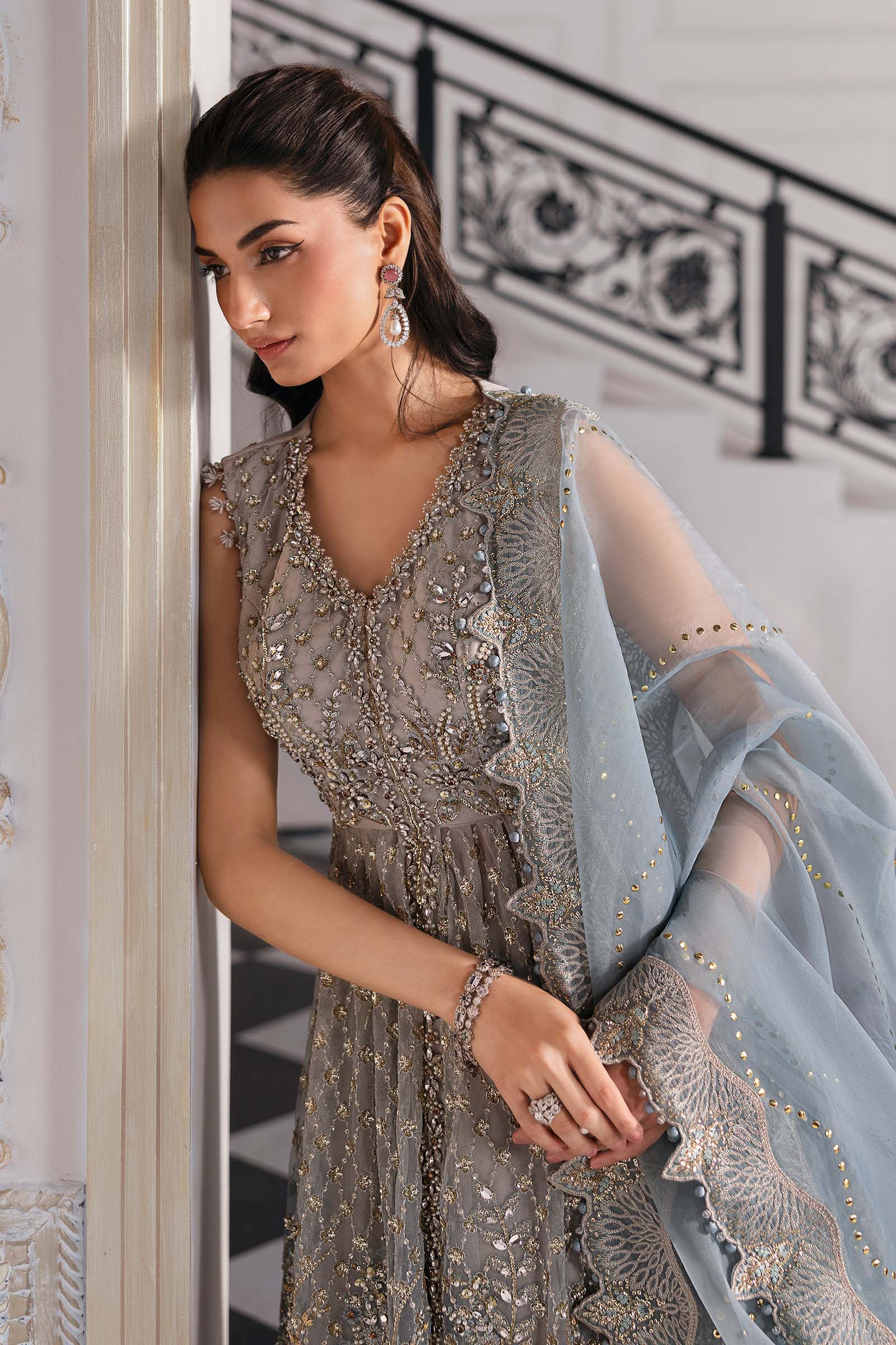 Maria B | Embroidered 2025 | BD-3002 - House Of Hania