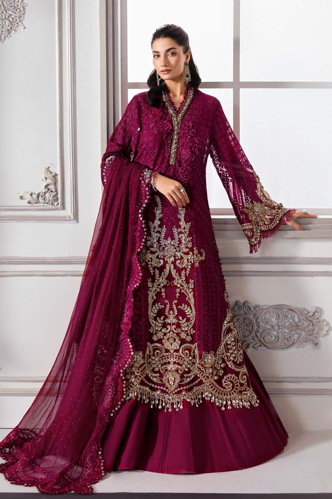 Maria B | Embroidered 2025 | BD-3003 - House Of Hania