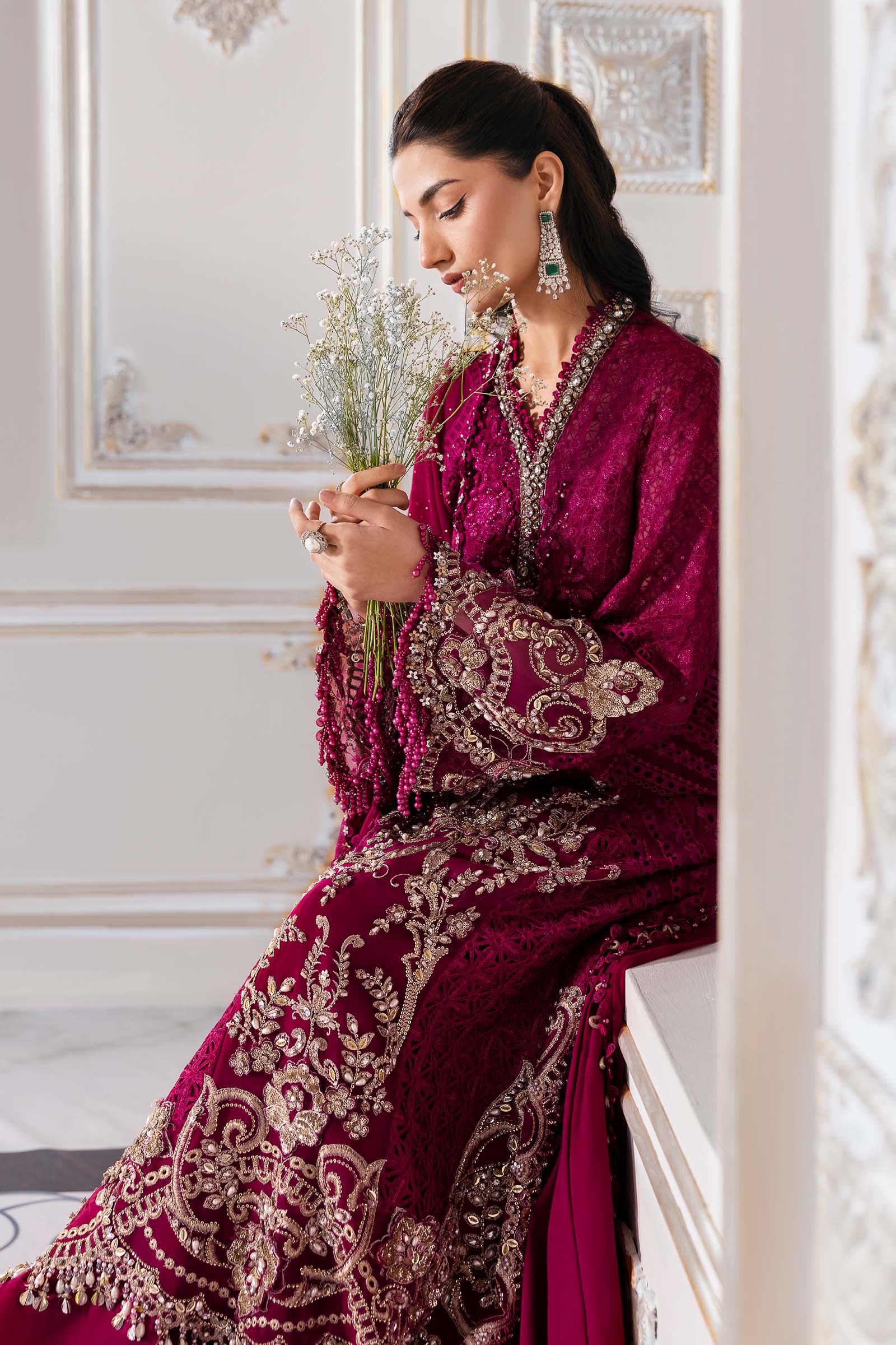 Maria B | Embroidered 2025 | BD-3003 - House Of Hania