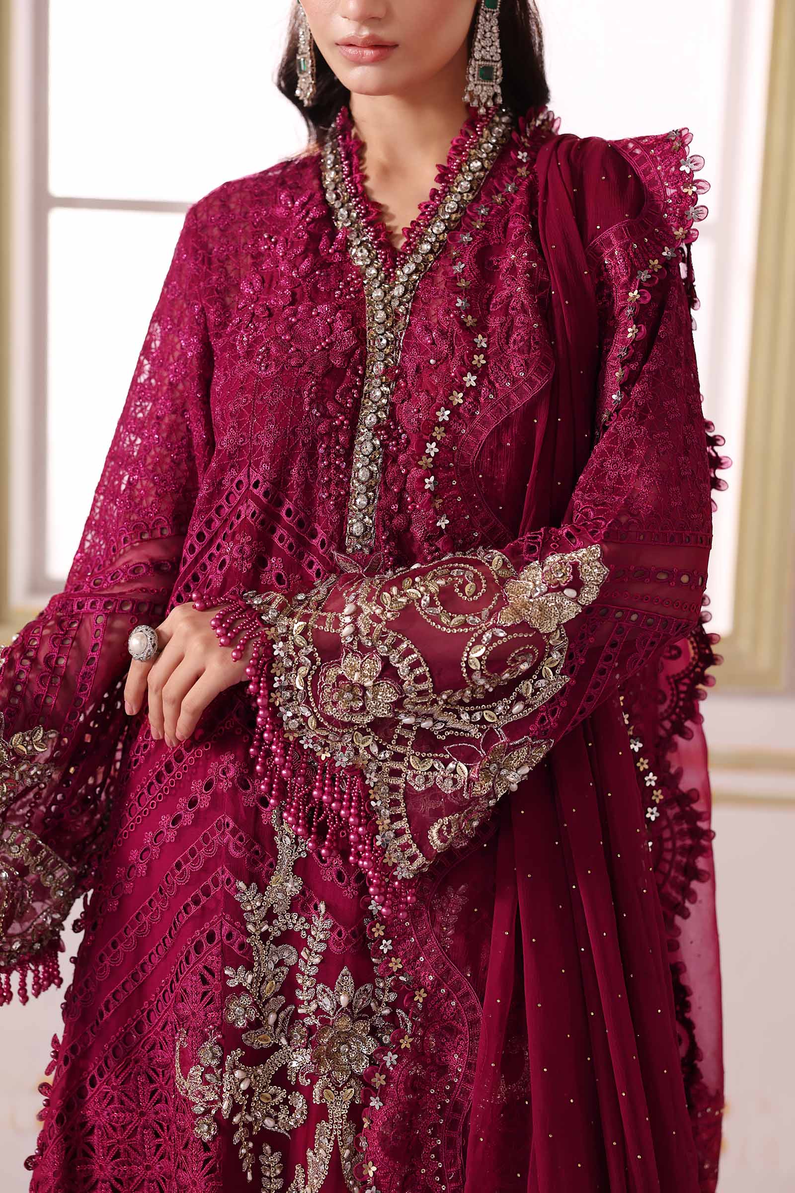 Maria B | Embroidered 2025 | BD-3003 - House Of Hania
