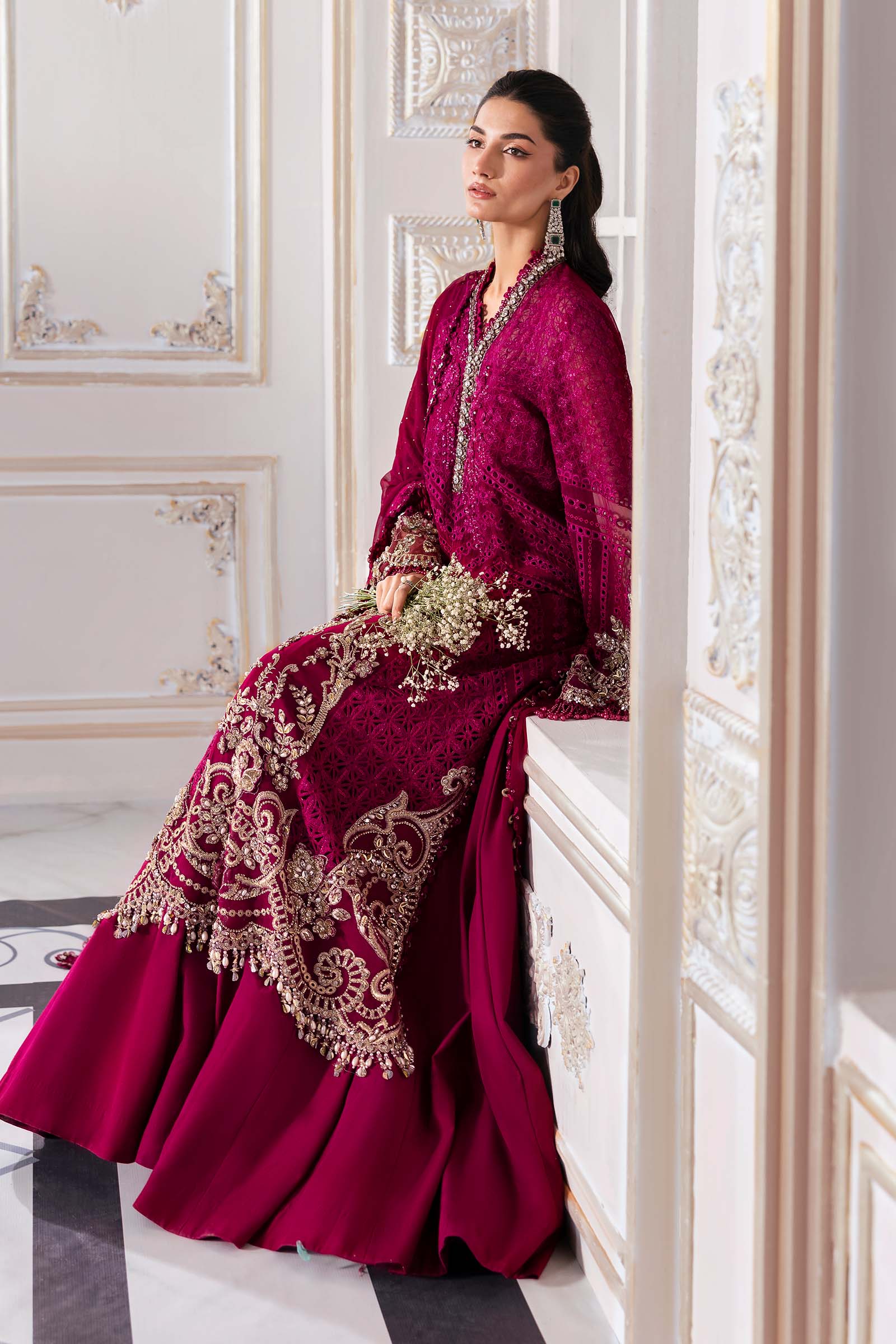 Maria B | Embroidered 2025 | BD-3003 - House Of Hania