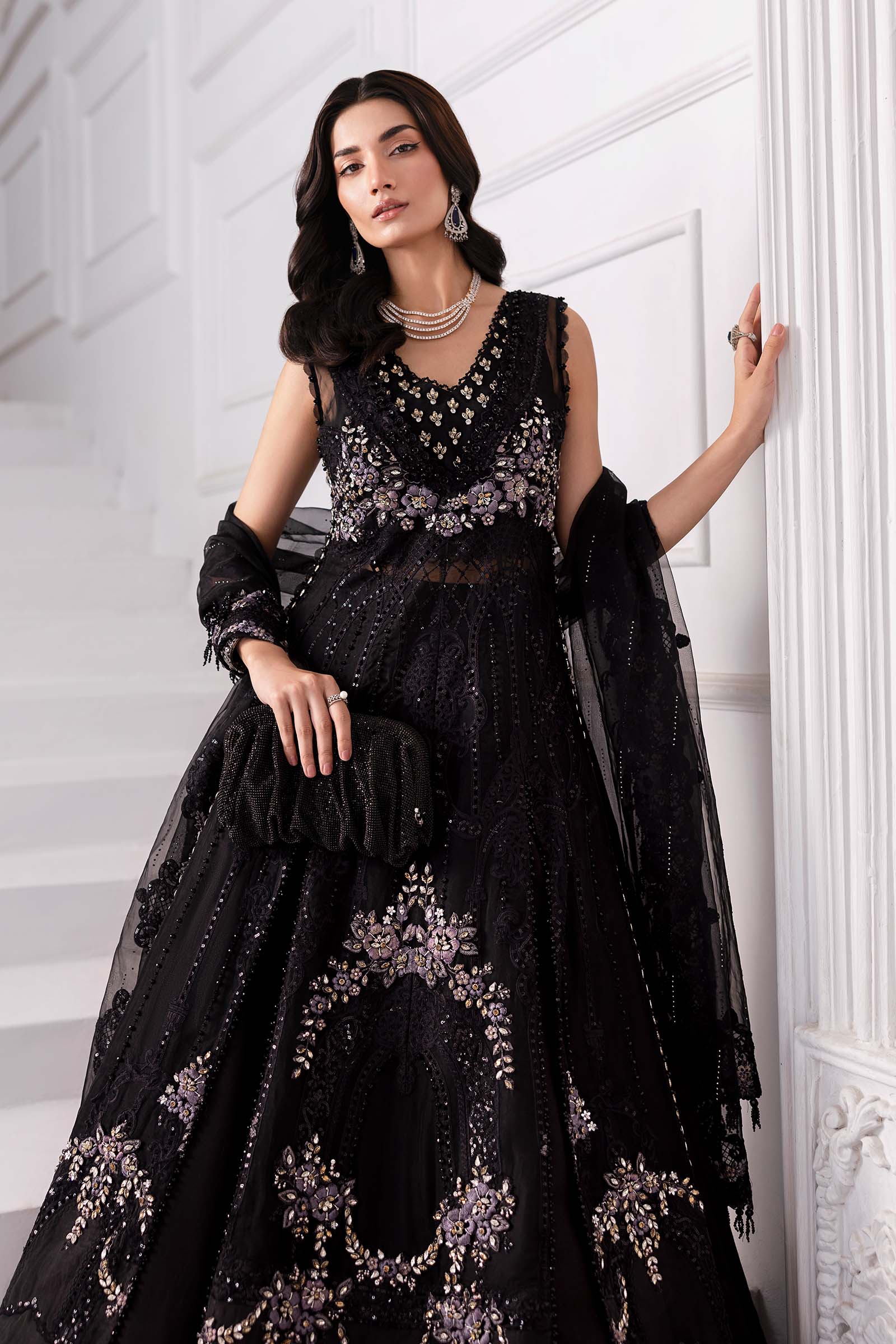 Maria B | Embroidered 2025 | BD-3004 - House Of Hania