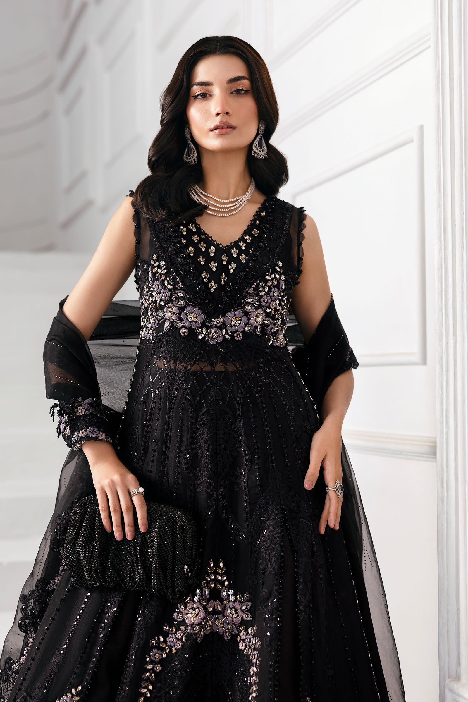 Maria B | Embroidered 2025 | BD-3004 - House Of Hania