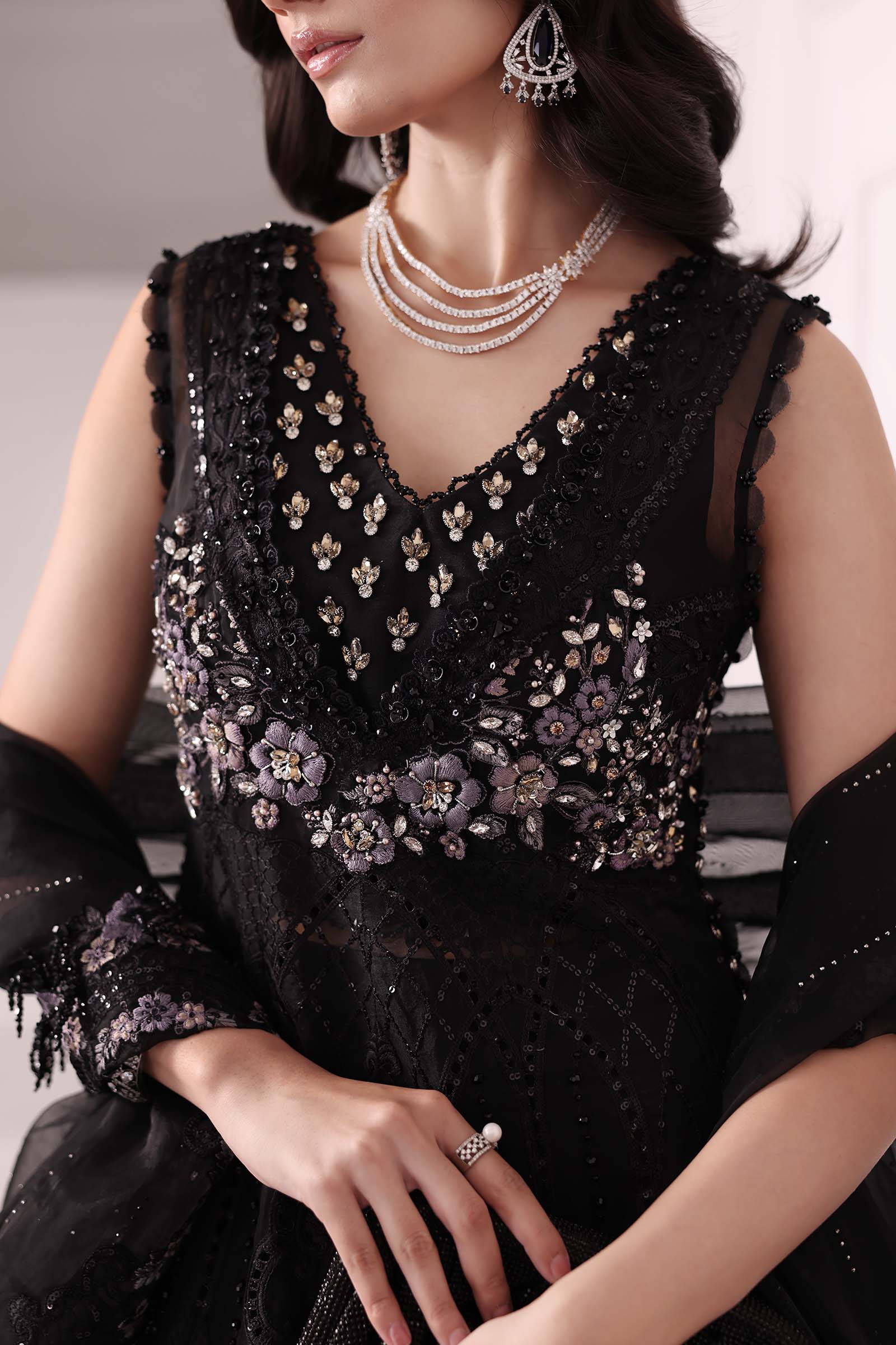 Maria B | Embroidered 2025 | BD-3004 - House Of Hania