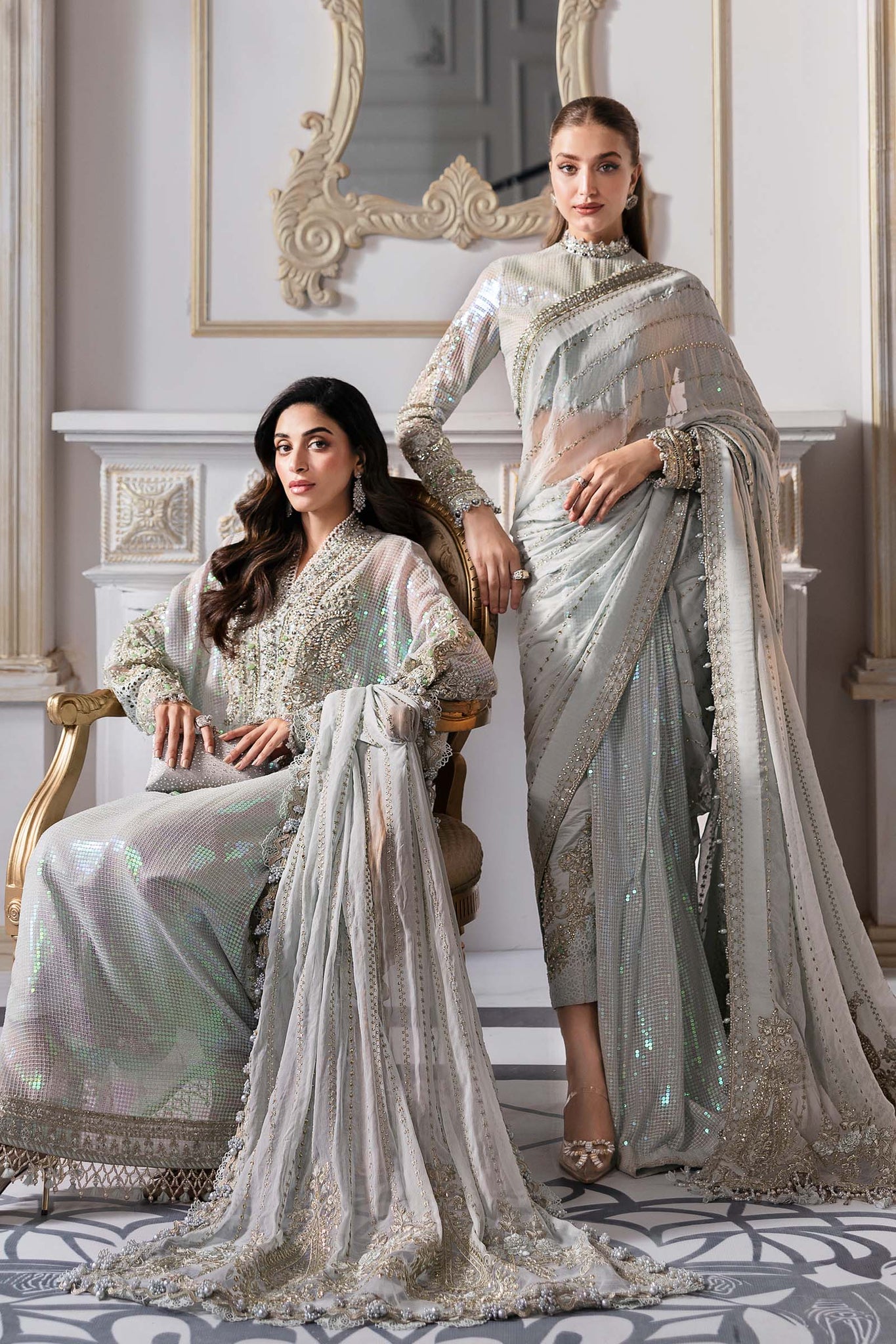 Maria B | Embroidered 2025 | BD-3005 - House Of Hania