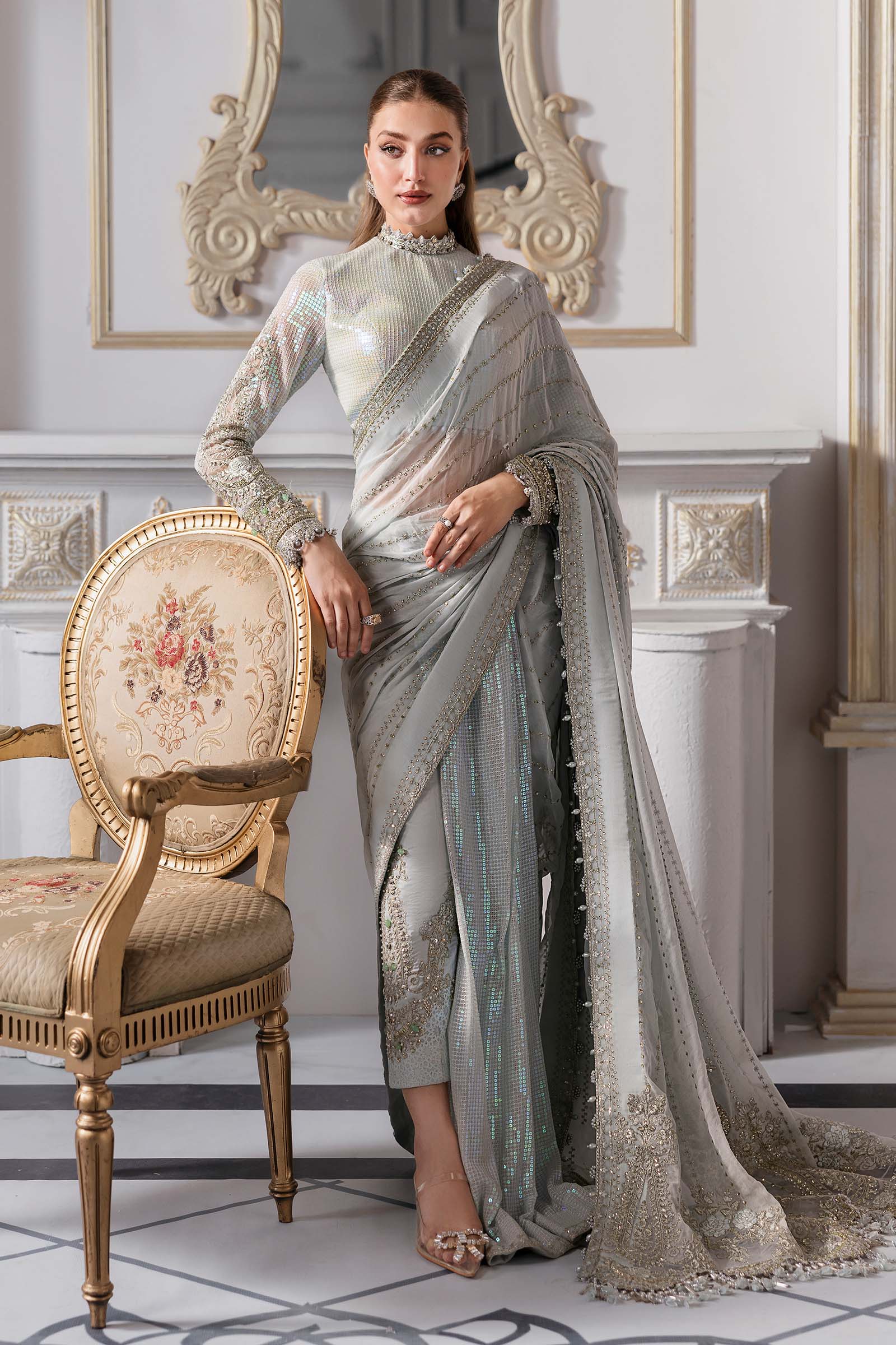 Maria B | Embroidered 2025 | BD-3005 - House Of Hania