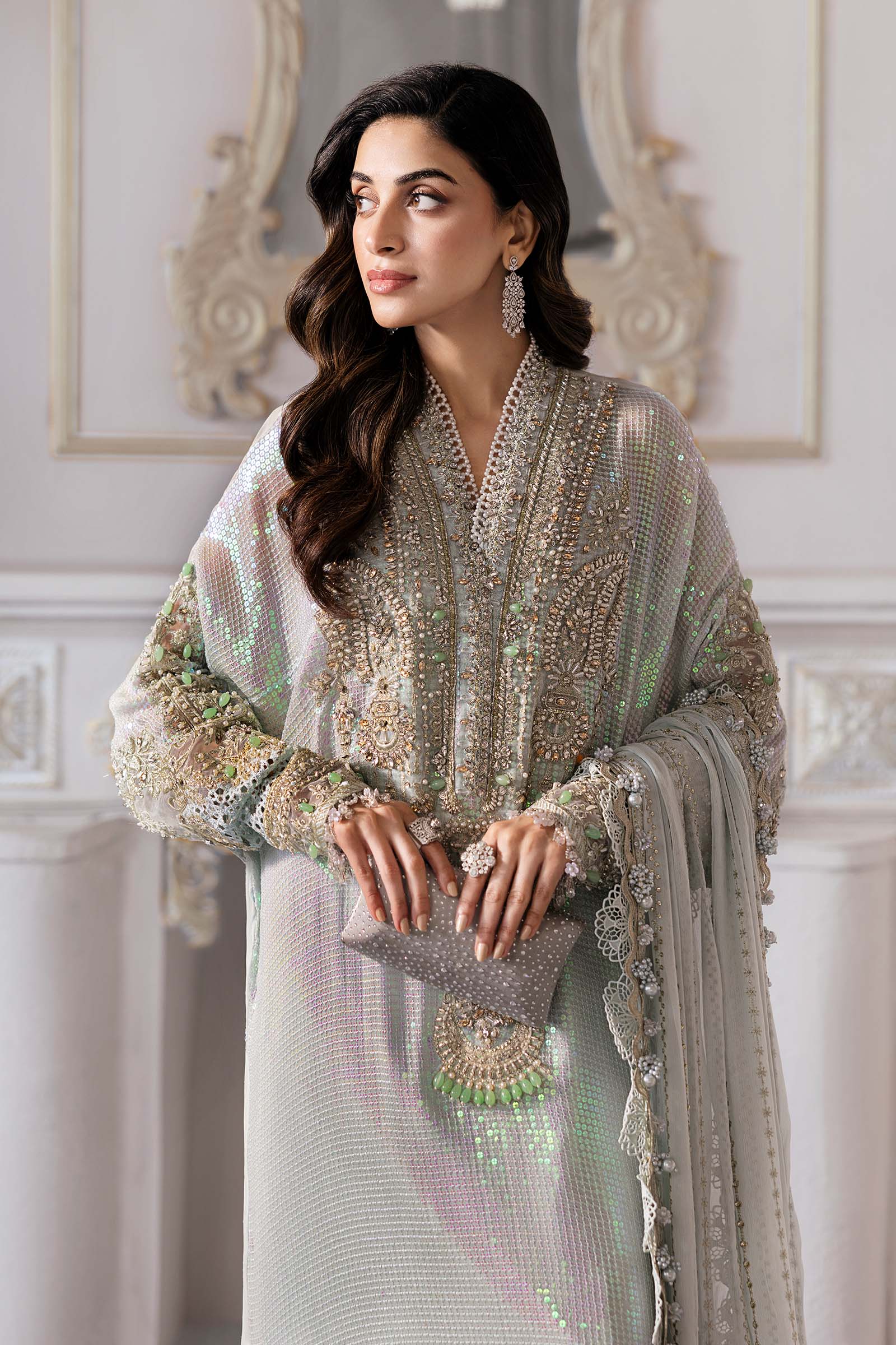 Maria B | Embroidered 2025 | BD-3005 - House Of Hania