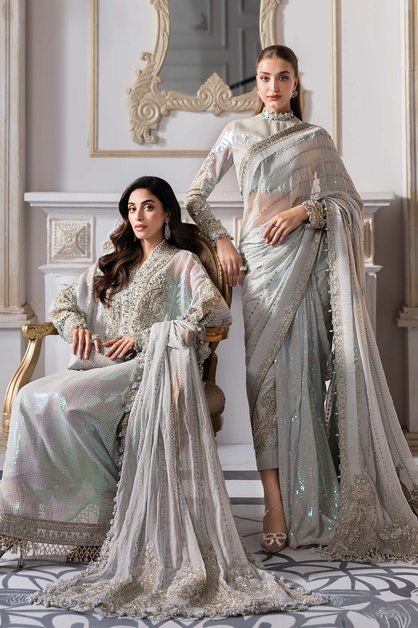 Maria B | Embroidered 2025 | BD-3005 - House Of Hania