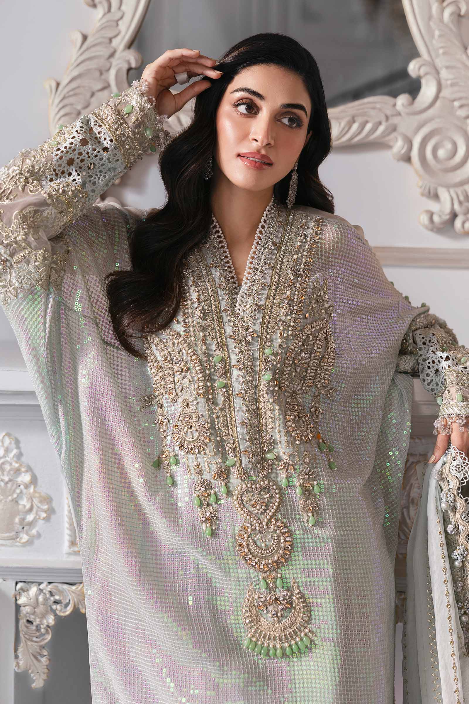 Maria B | Embroidered 2025 | BD-3005 - House Of Hania