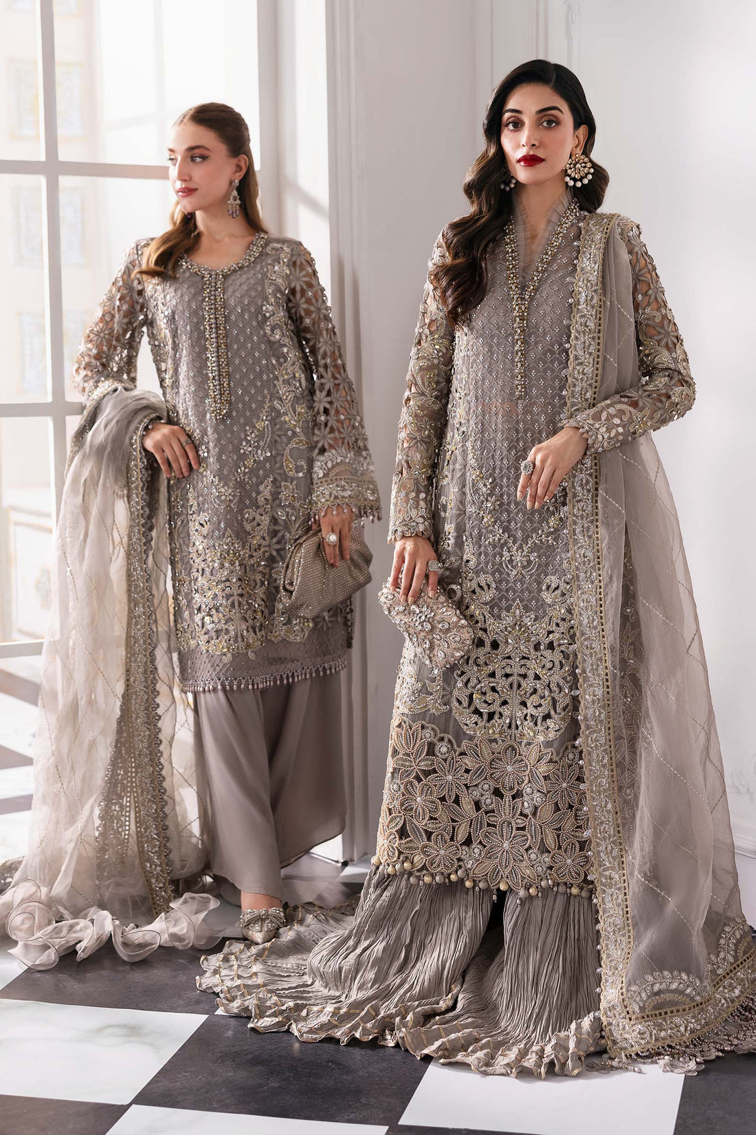 Maria B | Embroidered 2025 | BD-3006 - House Of Hania