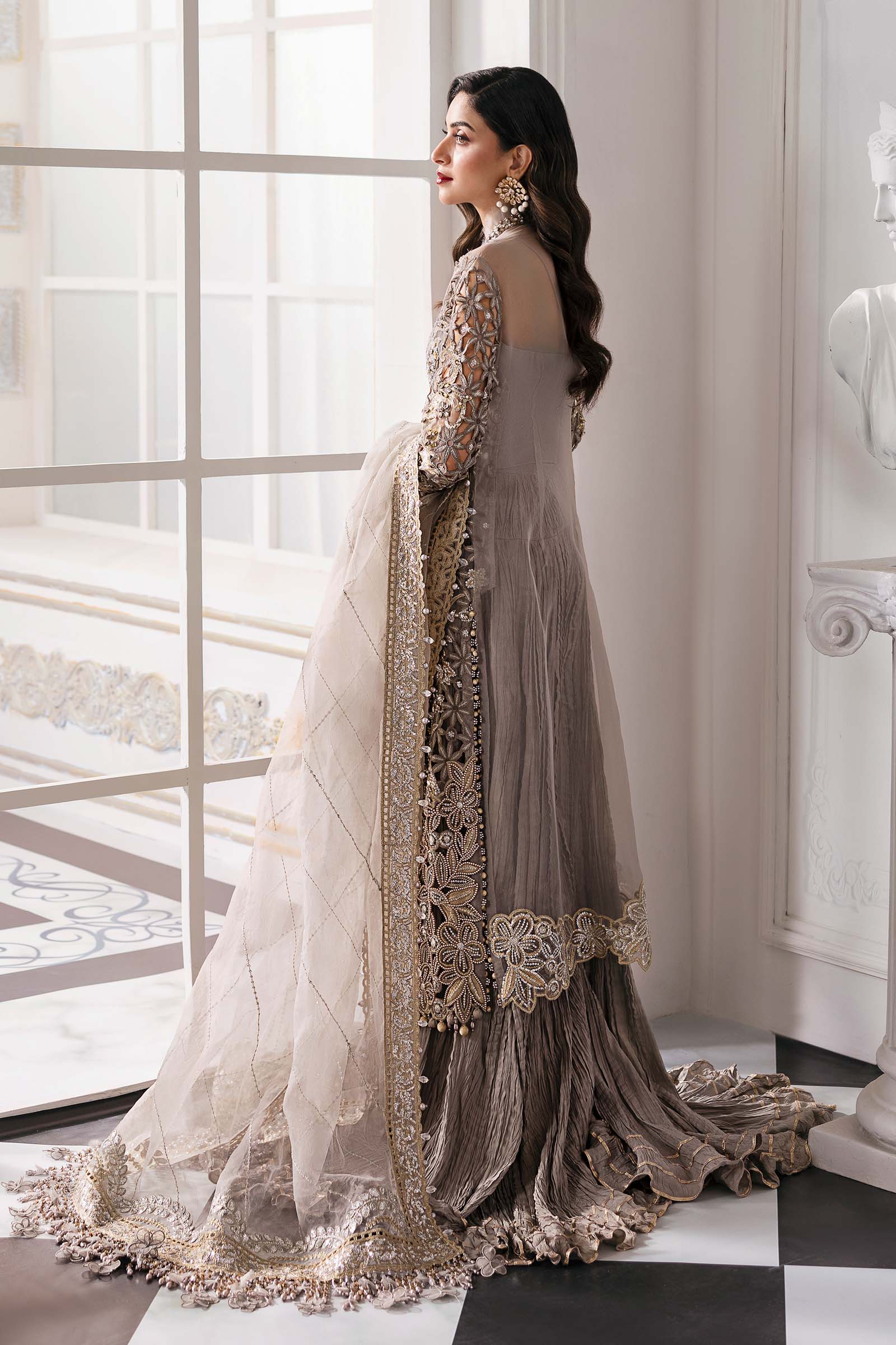 Maria B | Embroidered 2025 | BD-3006 - House Of Hania