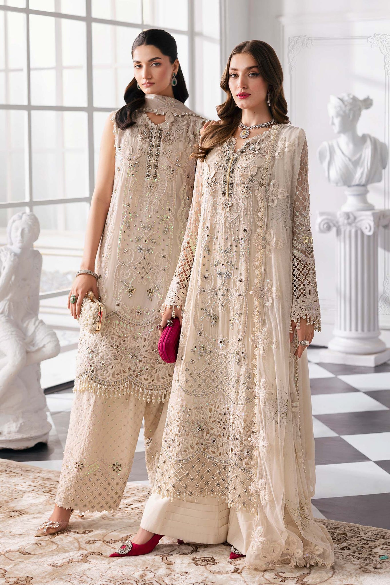 Maria B | Embroidered 2025 | BD-3007 - House Of Hania