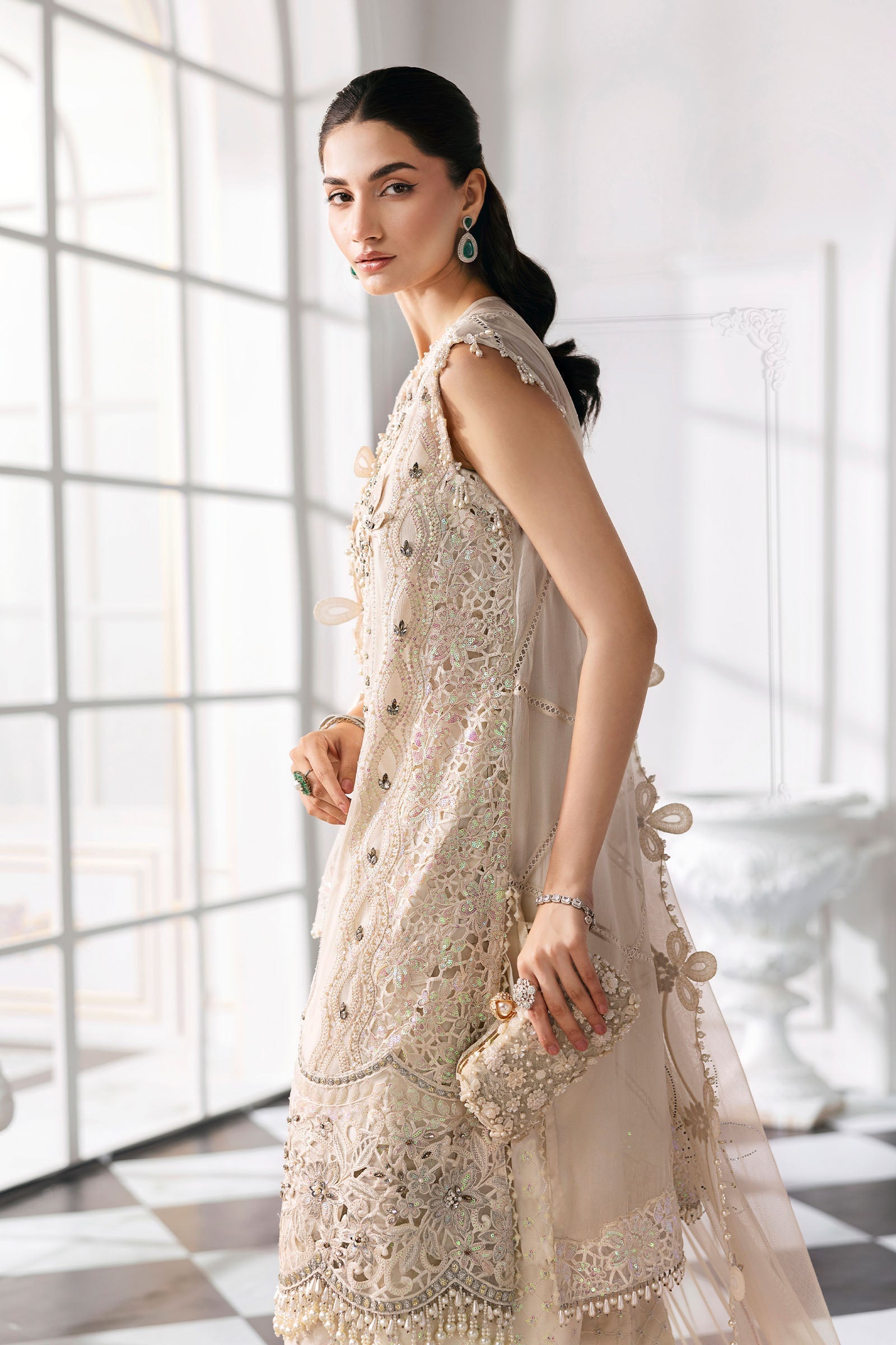 Maria B | Embroidered 2025 | BD-3007 - House Of Hania