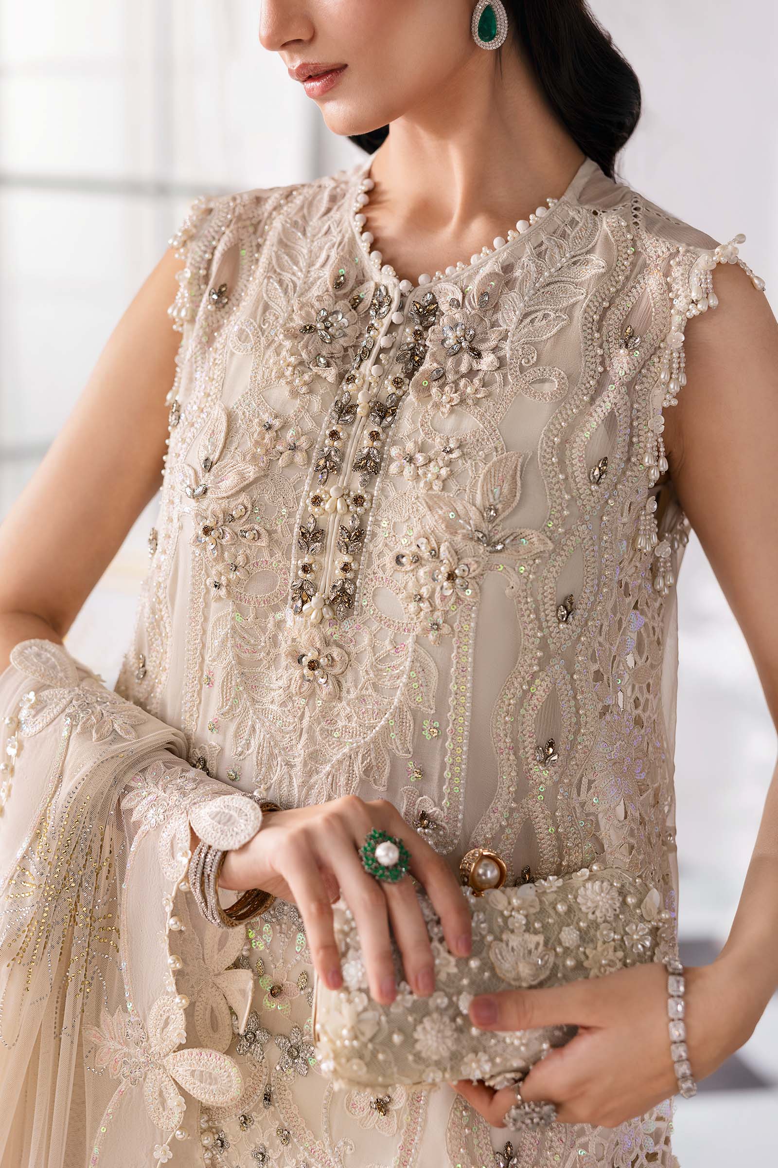 Maria B | Embroidered 2025 | BD-3007 - House Of Hania