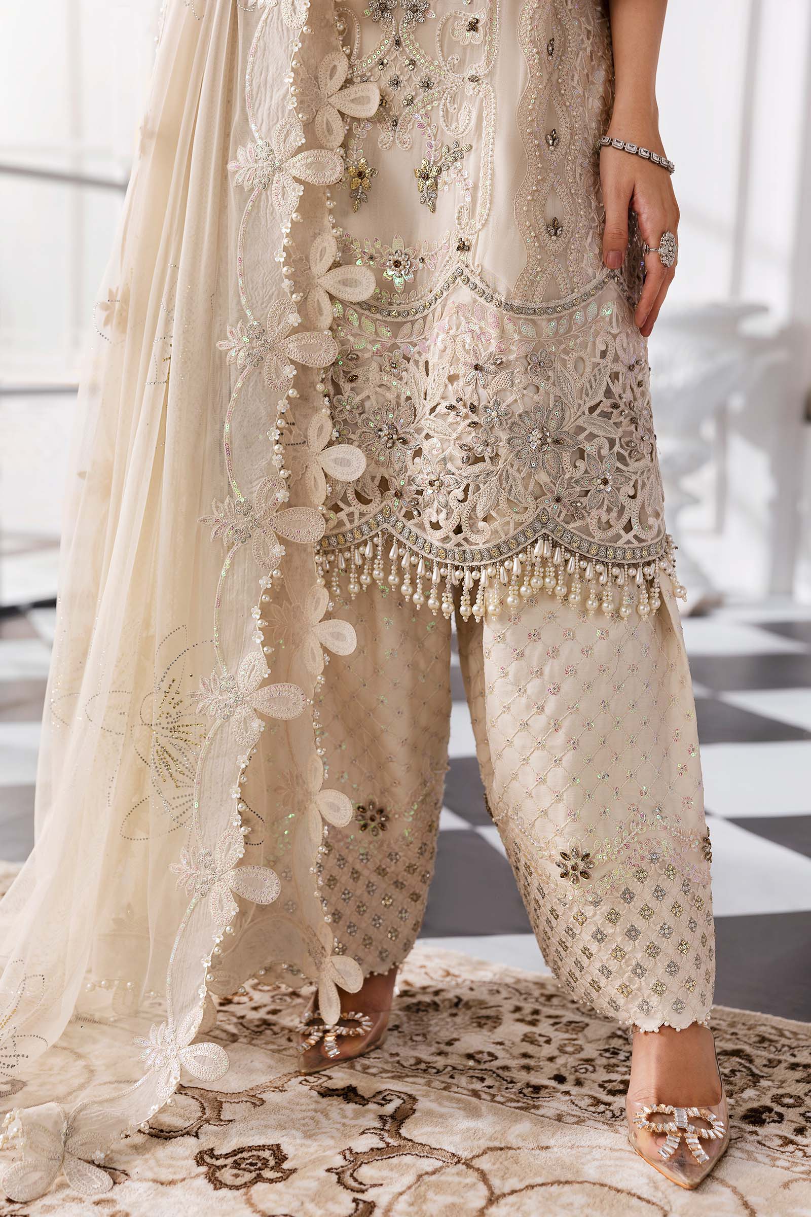 Maria B | Embroidered 2025 | BD-3007 - House Of Hania