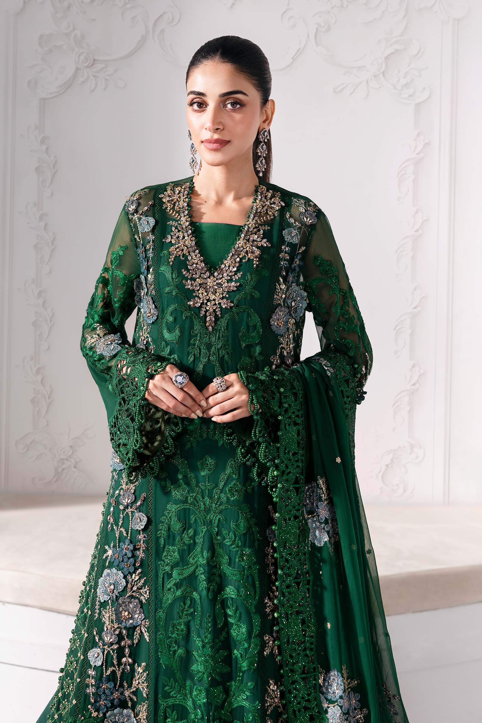 Maria B | Embroidered 2025 | BD-3008 - House Of Hania