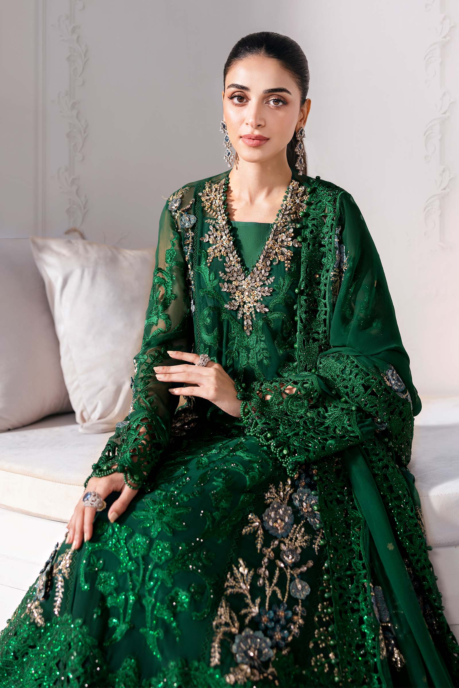 Maria B | Embroidered 2025 | BD-3008 - House Of Hania