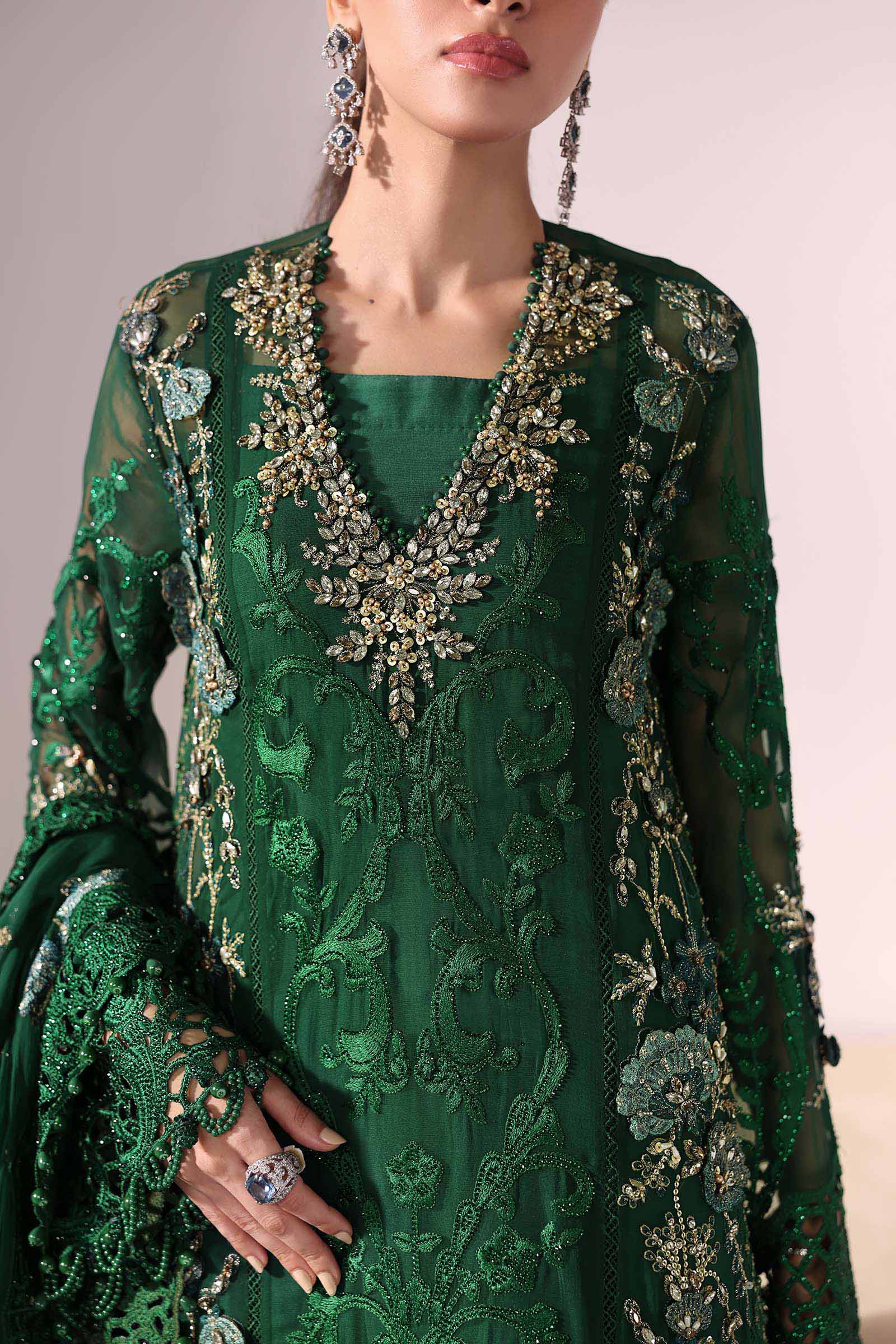 Maria B | Embroidered 2025 | BD-3008 - House Of Hania