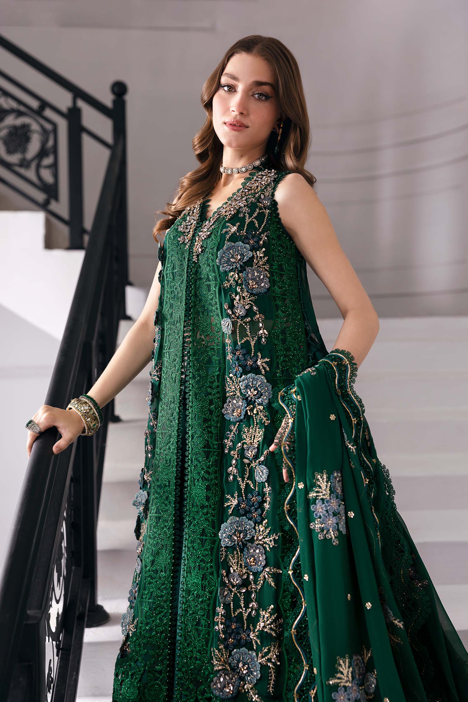 Maria B | Embroidered 2025 | BD-3008 - House Of Hania