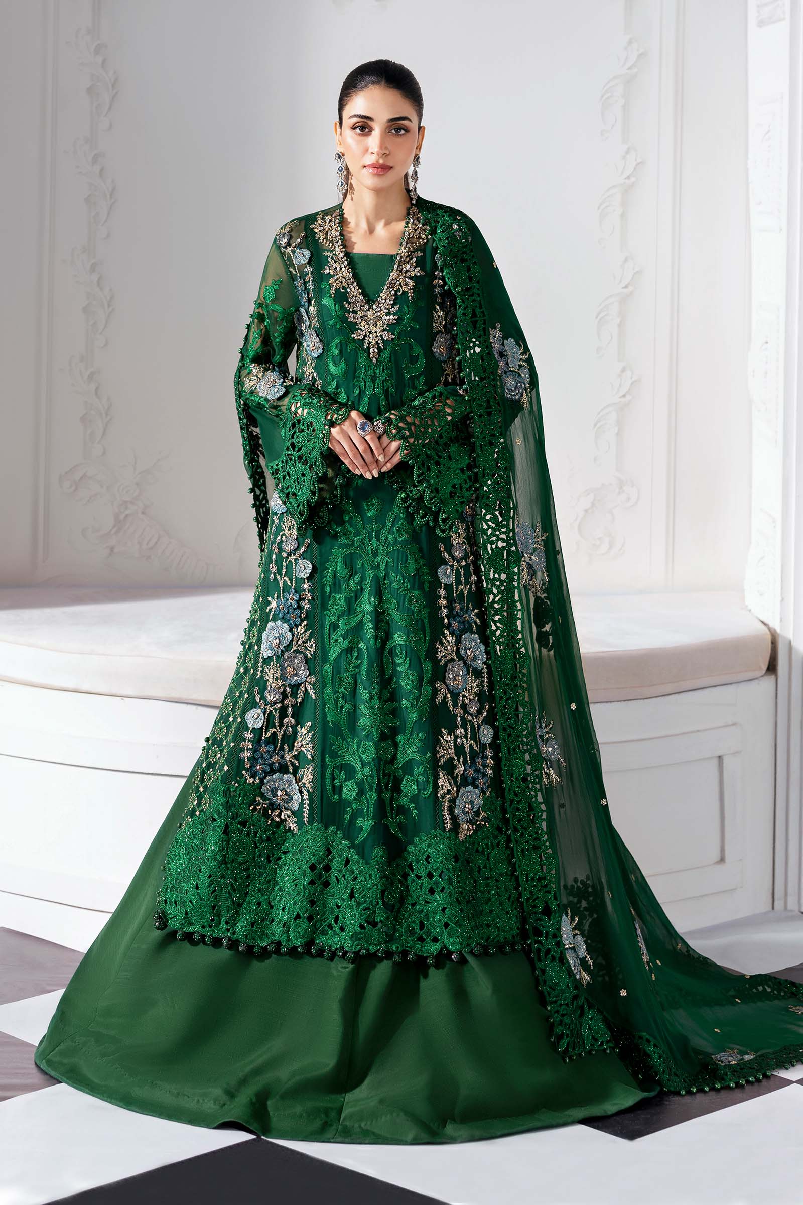 Maria B | Embroidered 2025 | BD-3008 - House Of Hania