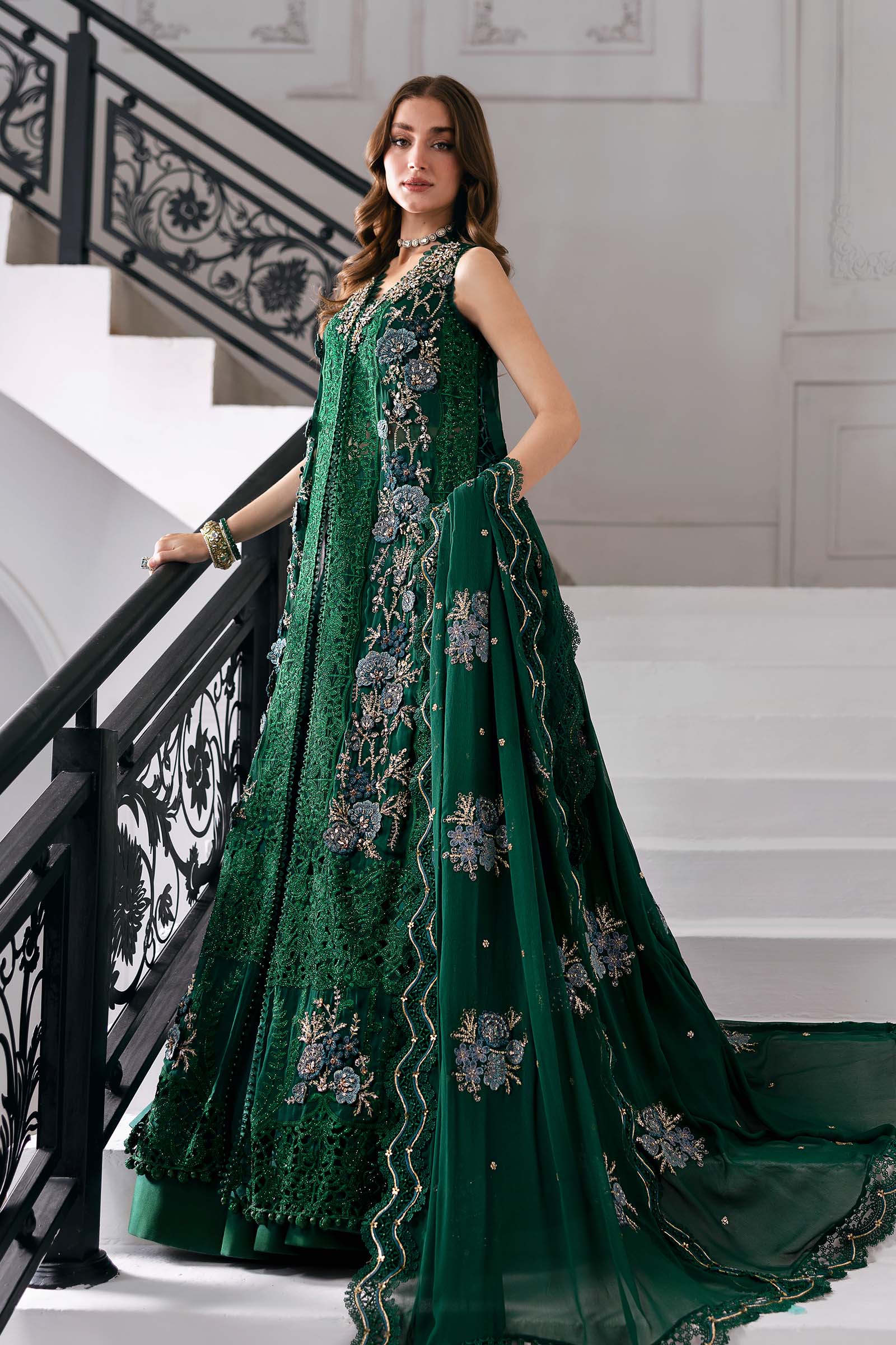 Maria B | Embroidered 2025 | BD-3008 - House Of Hania