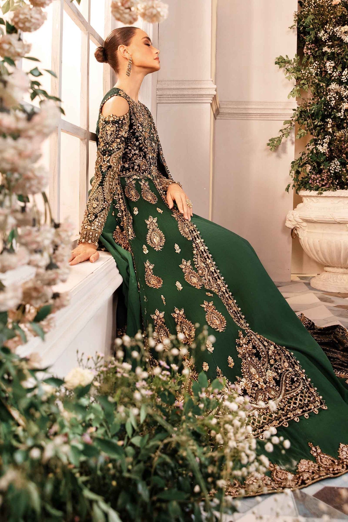 Maria B | Embroidered Formals 24 | Organza Suit | BD-2904 - House Of Hania