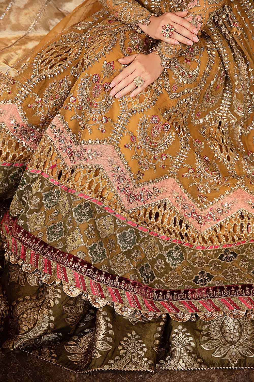 Maria B | Embroidered Formals 24 | Organza Suit | BD-2907 - House Of Hania