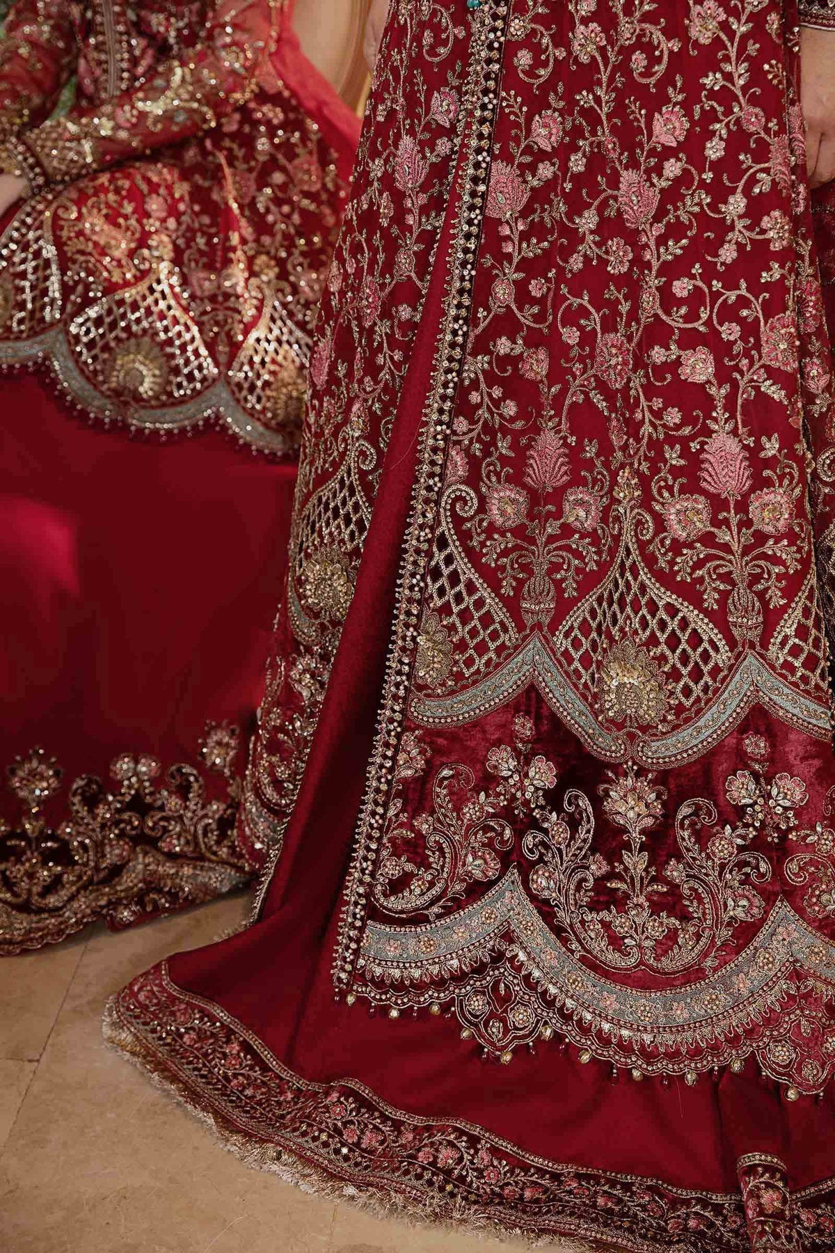 Maria B | Embroidered Formals 24 | Organza Suit | BD-2908 - House Of Hania