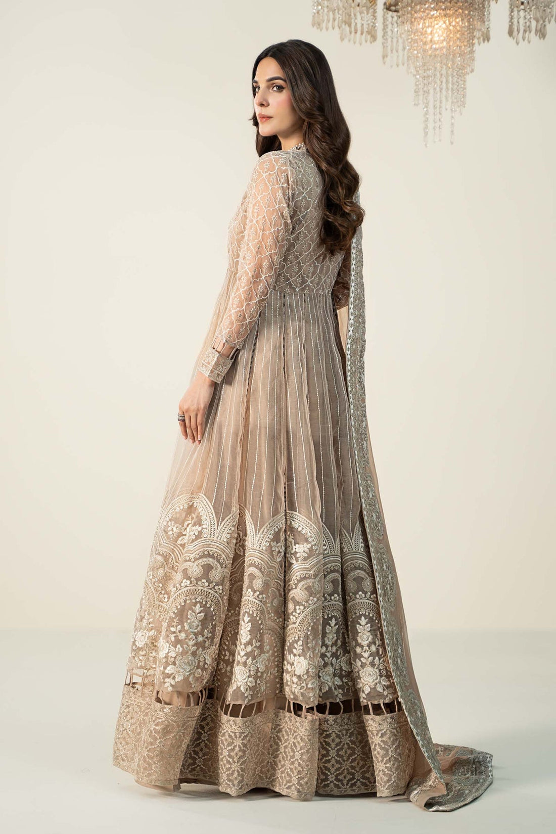 Maria B | Formal Wears | Organza Suit | SF-W24-70 - House Of Hania