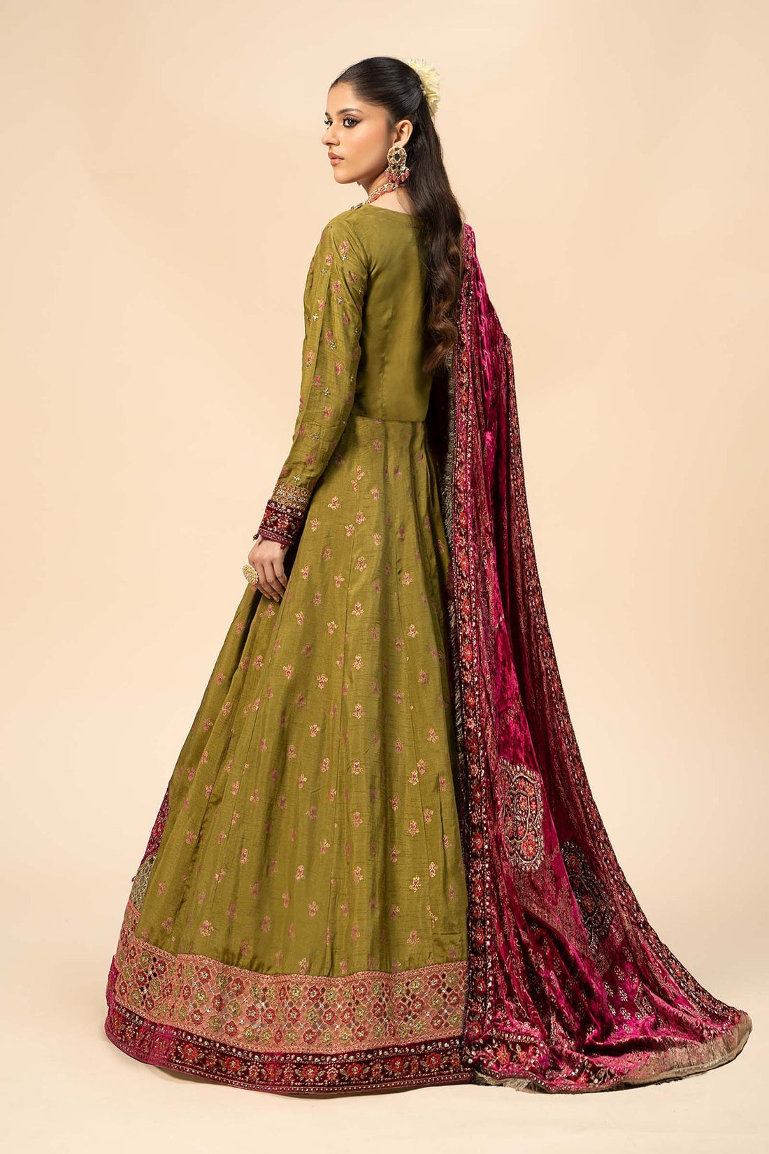 Maria B | Formal Wears | Raw Silk Suit | SF-W24-26 - House Of Hania