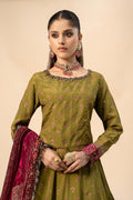Maria B | Formal Wears | Raw Silk Suit | SF-W24-26 - House Of Hania