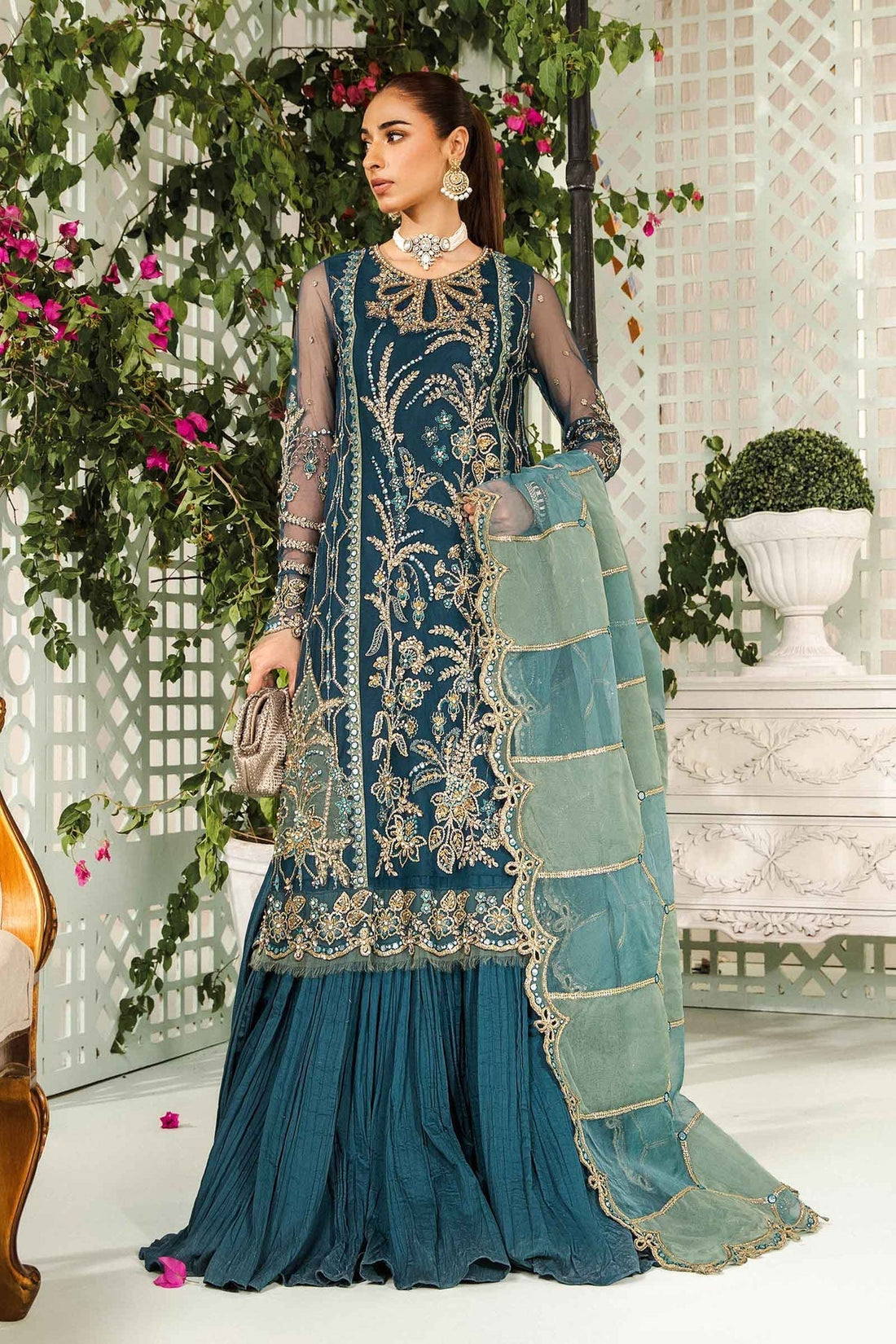 Maria B | Formal Wears | SF-EA24-43 - House Of Hania