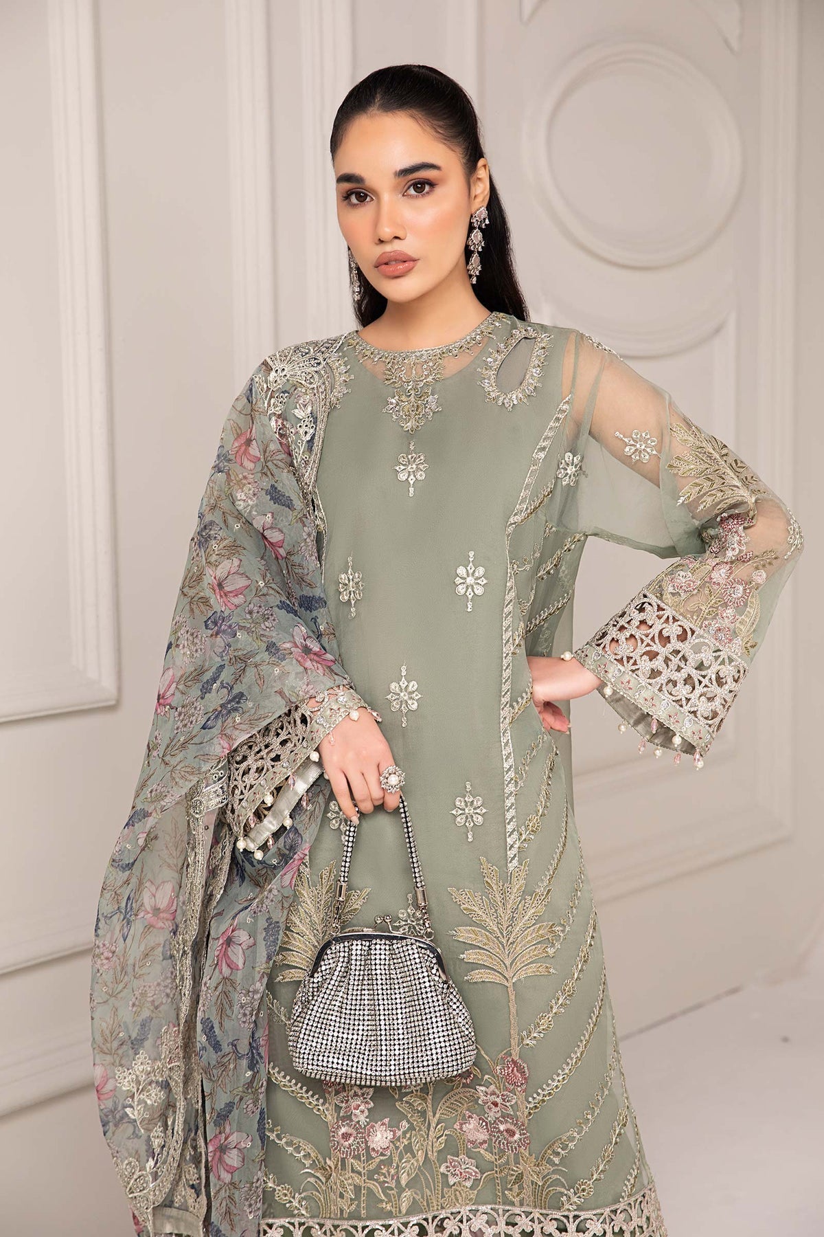 Maria B | Formal Wears | SF-EF24-12 - House Of Hania