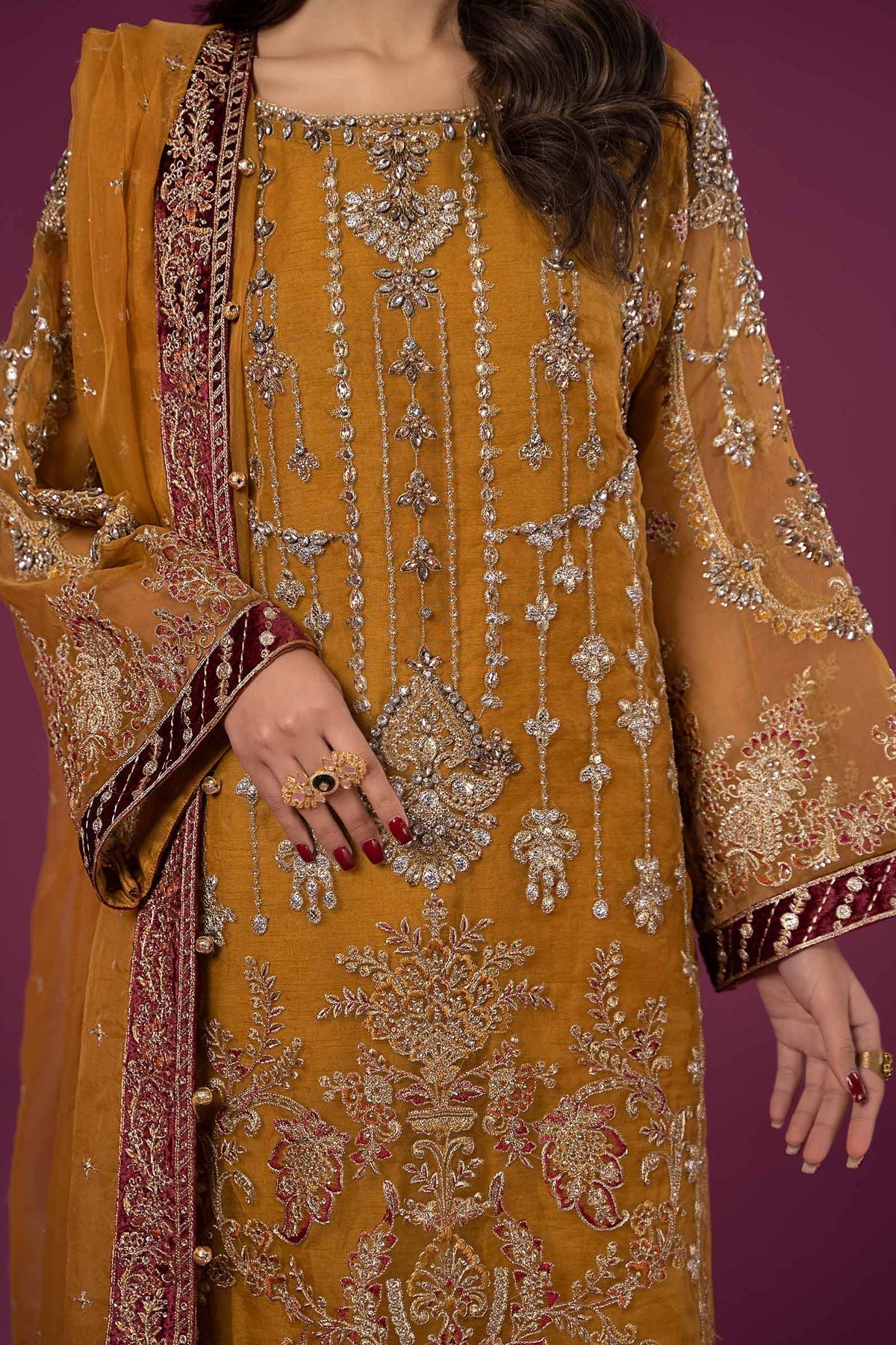 Maria B | Formal Wears | SF-EF24-45 - House Of Hania